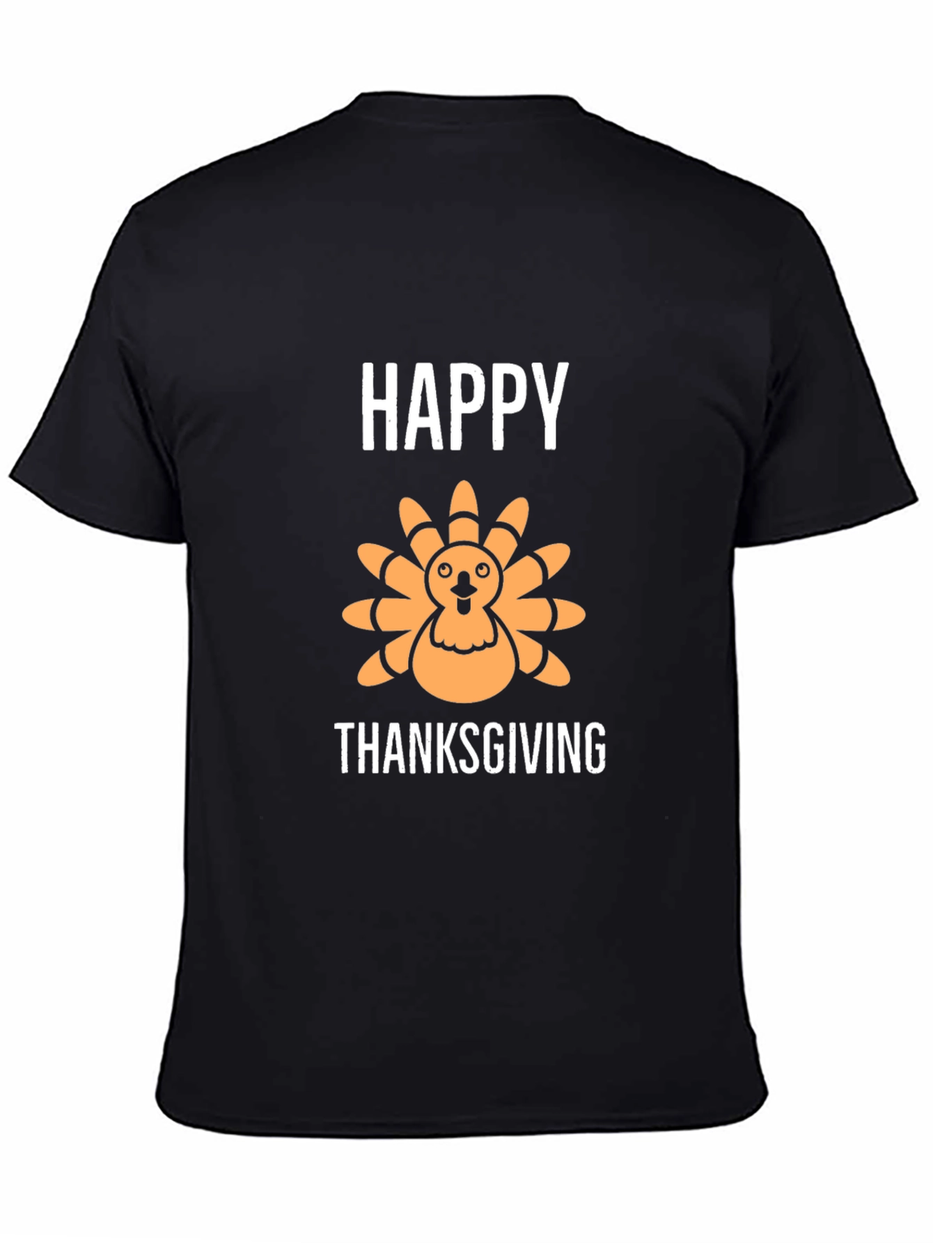 Happy Thanksgiving Turkey Graphic Tee