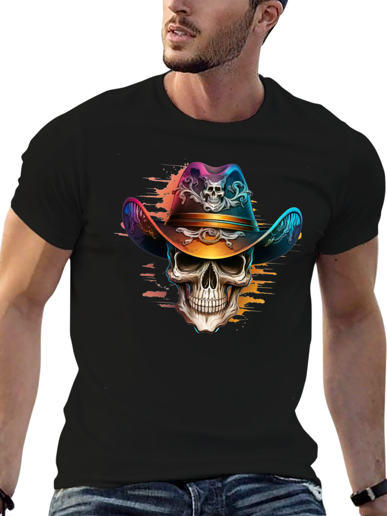 Skull Cowboy Graphic Tee