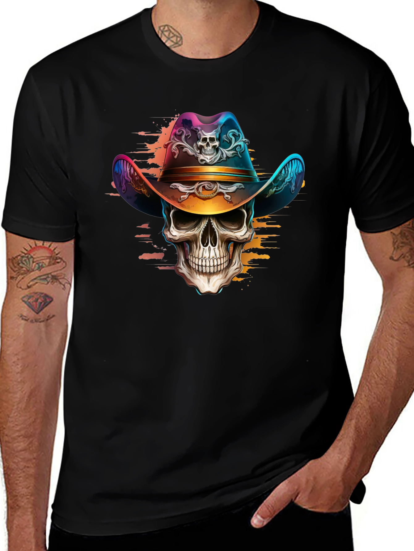 Skull Cowboy Graphic Tee