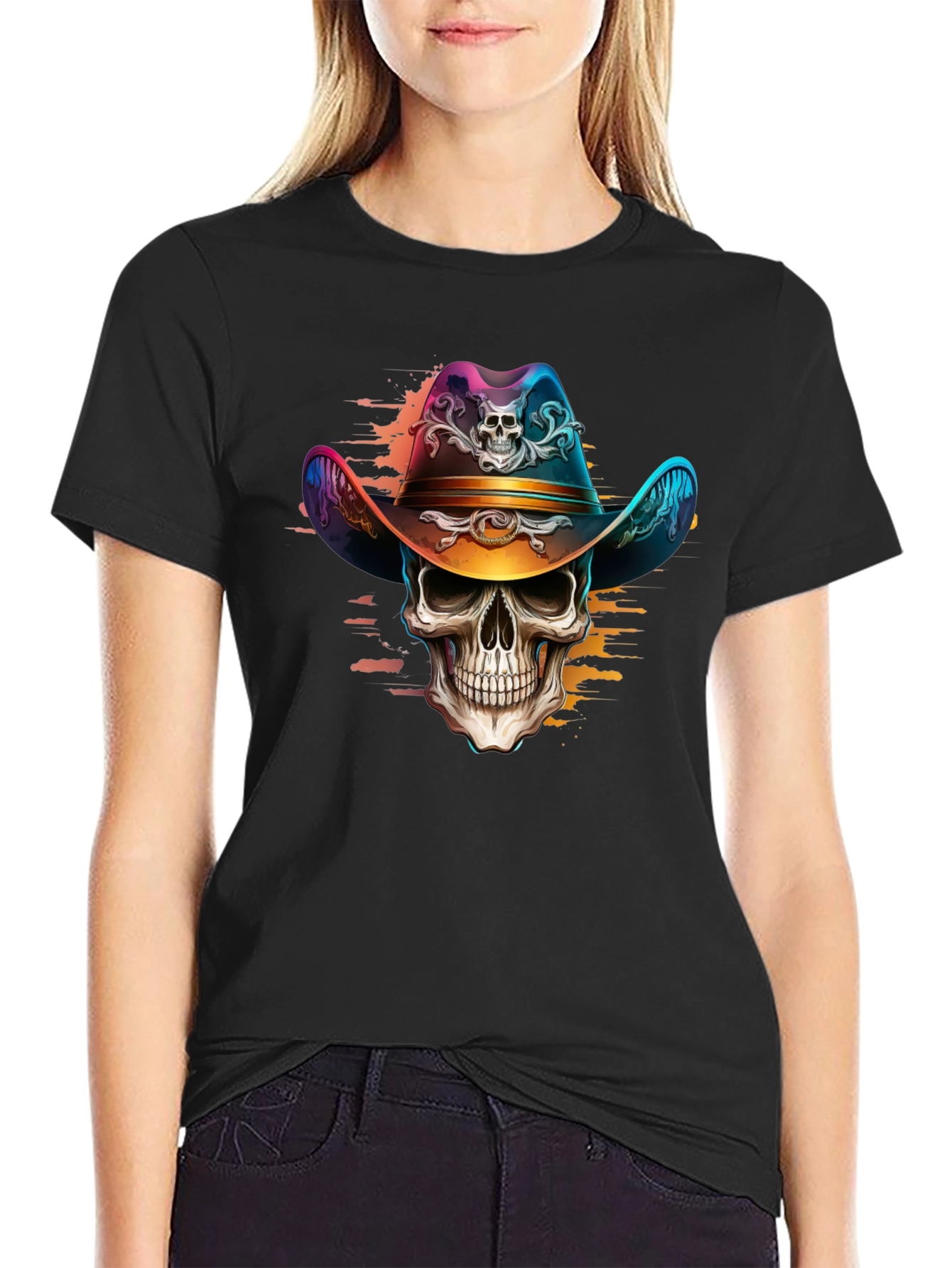 Skull Cowboy Graphic Tee