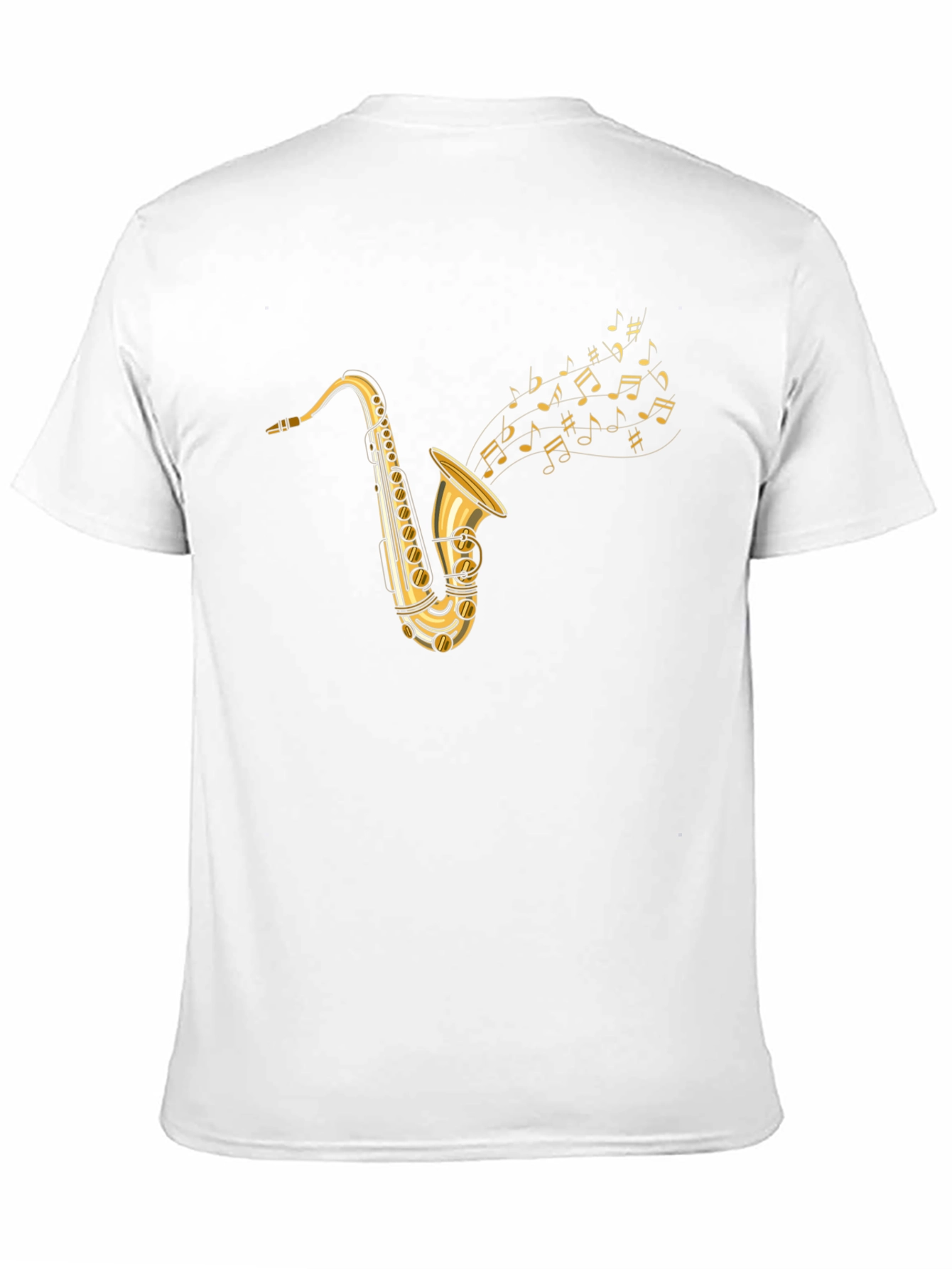 Saxophone Music Graphic T-Shirt - Stylish Musician Tee
