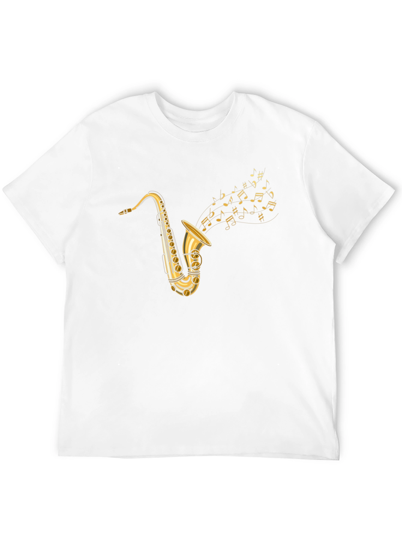 Saxophone Music Graphic T-Shirt - Stylish Musician Tee