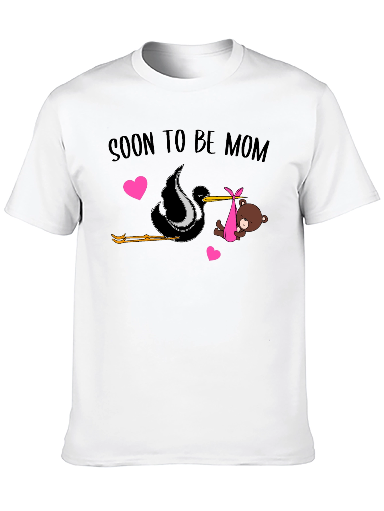 Soon To Be Mom T-Shirt Stork Delivery