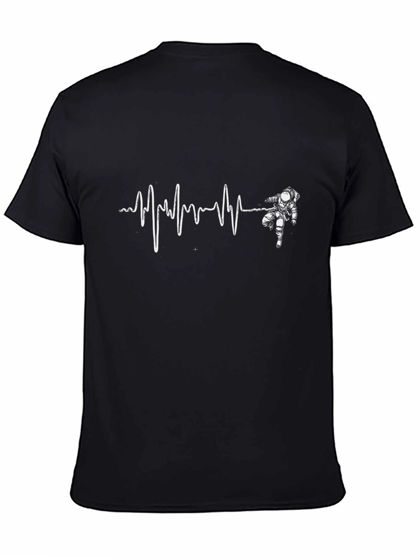 Astronaut Heartbeat T-Shirt - Space Lover Tee