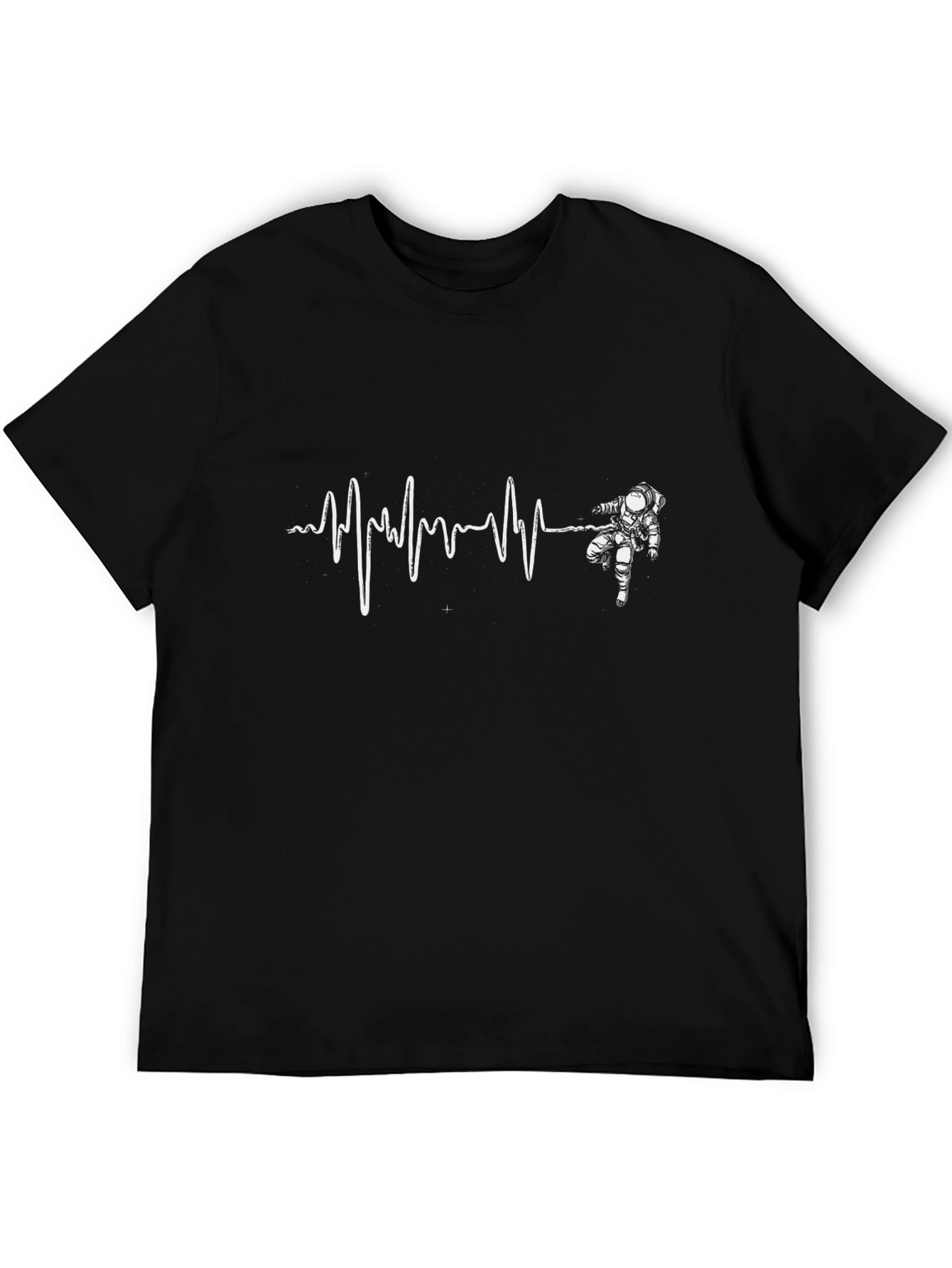 Astronaut Heartbeat T-Shirt - Space Lover Tee