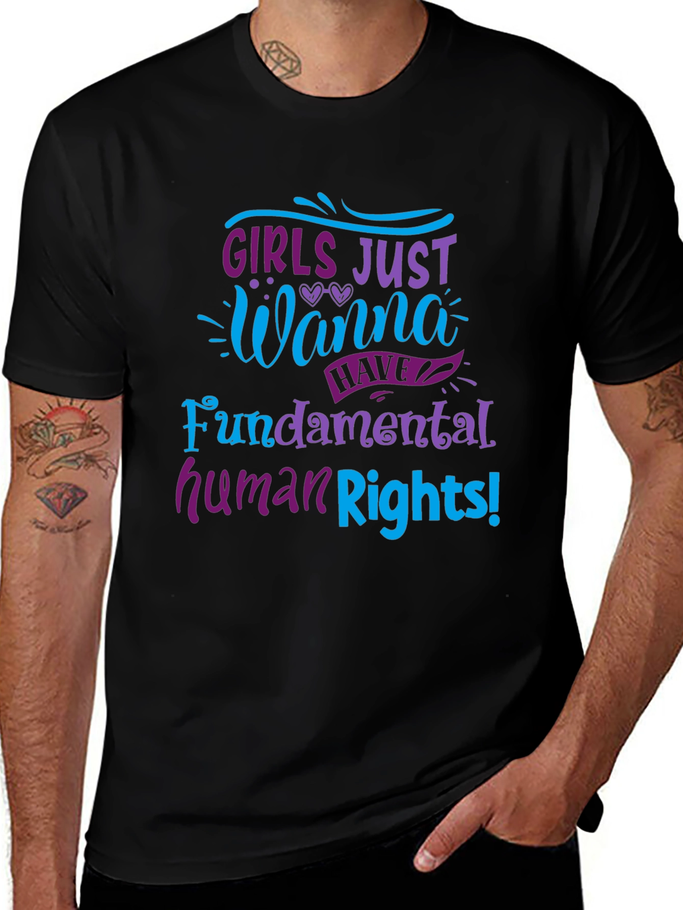 Girls Just Wanna Have Fundamental Human Rights Tee
