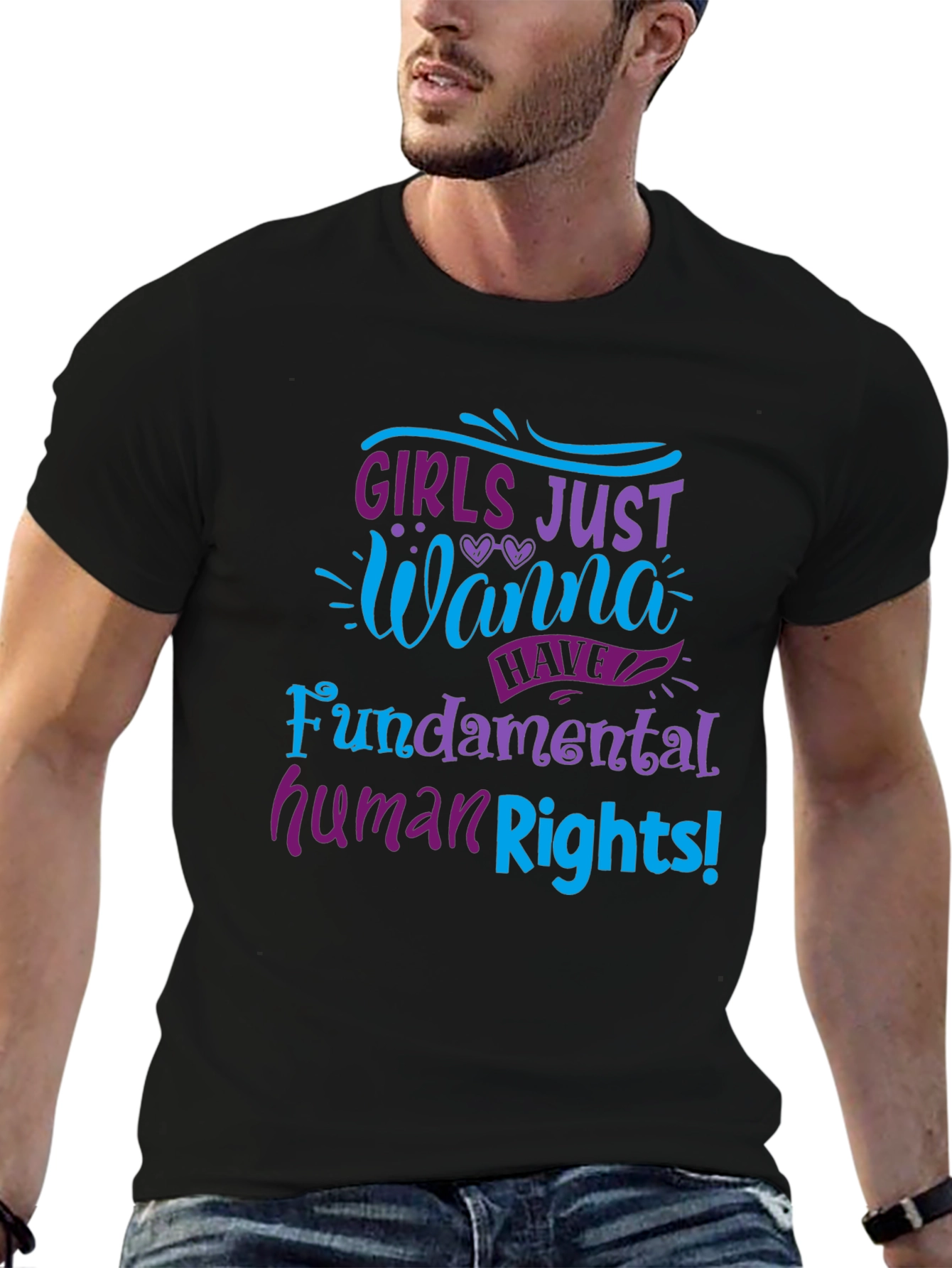 Girls Just Wanna Have Fundamental Human Rights Tee