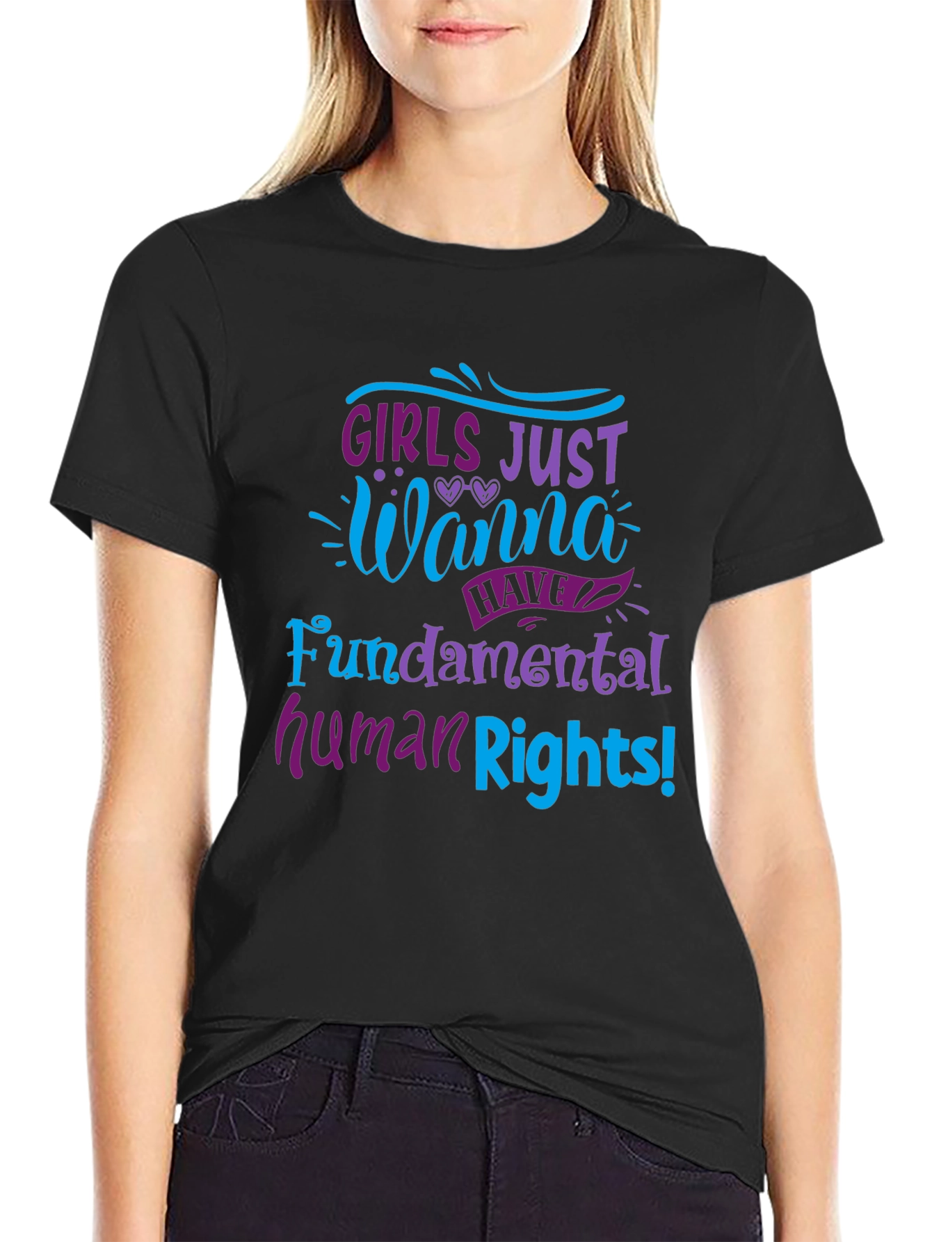 Girls Just Wanna Have Fundamental Human Rights Tee