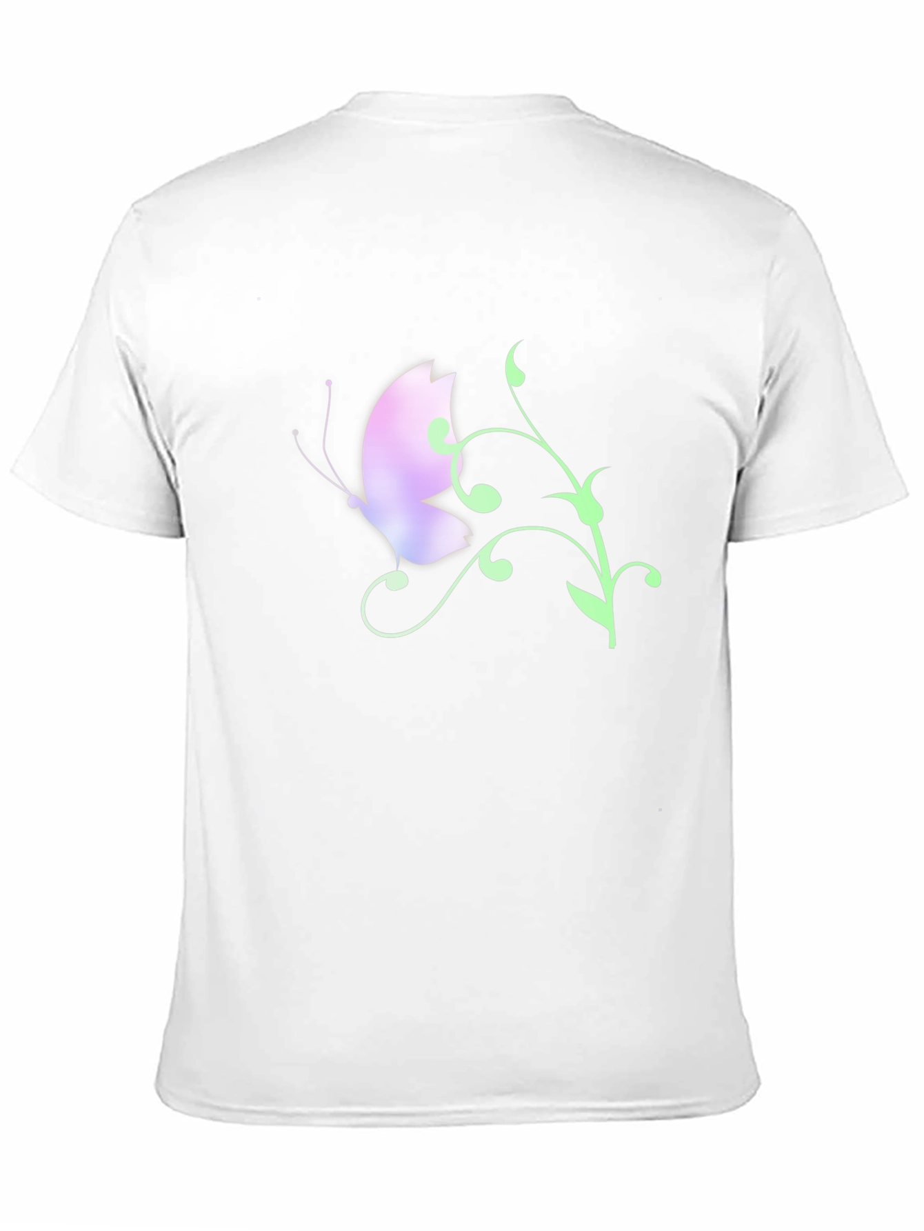 Butterfly Graphic Tee - Black Casual Shirt