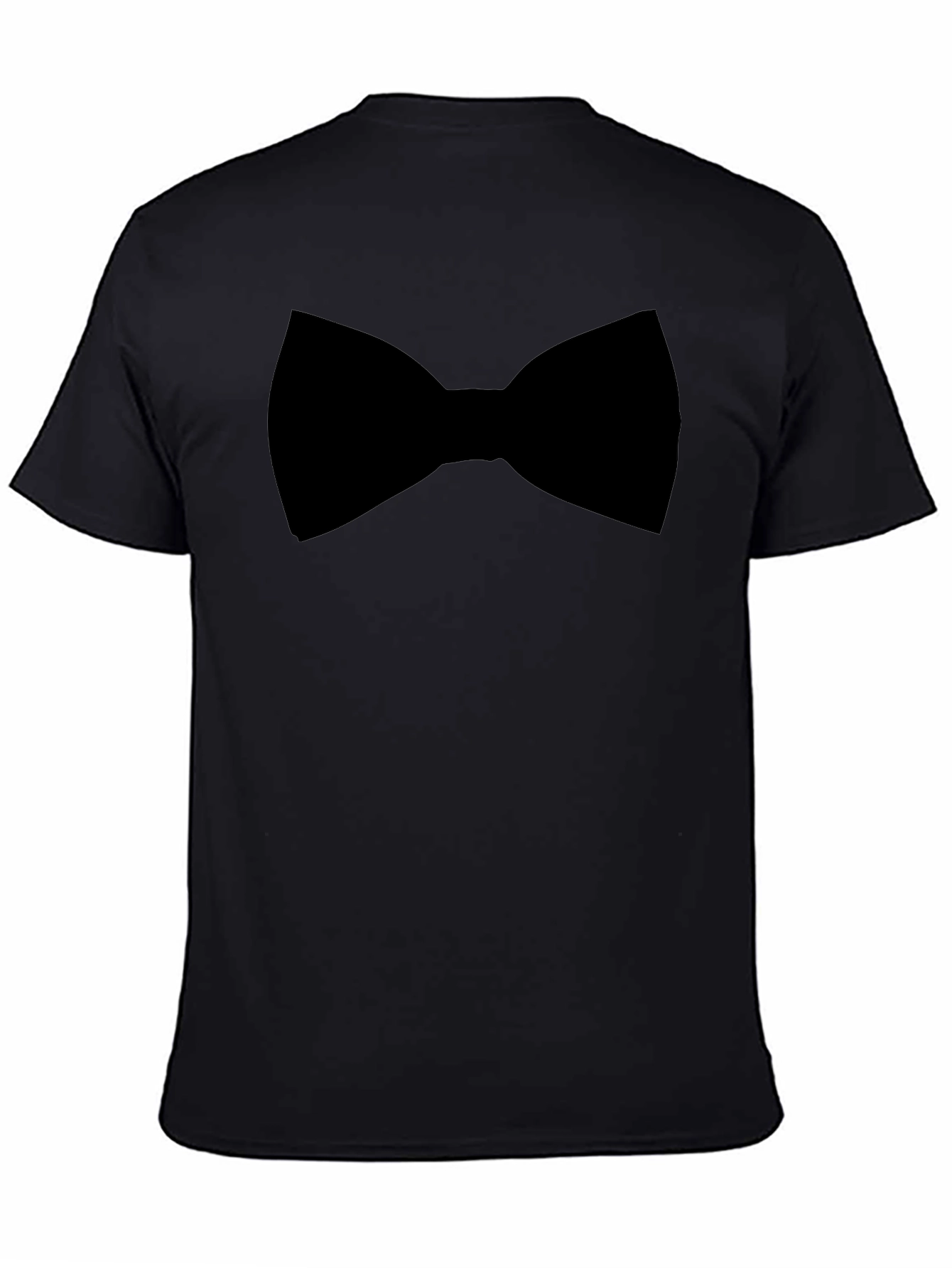 Black Bow Tie Graphic Tee - Menswear Casual
