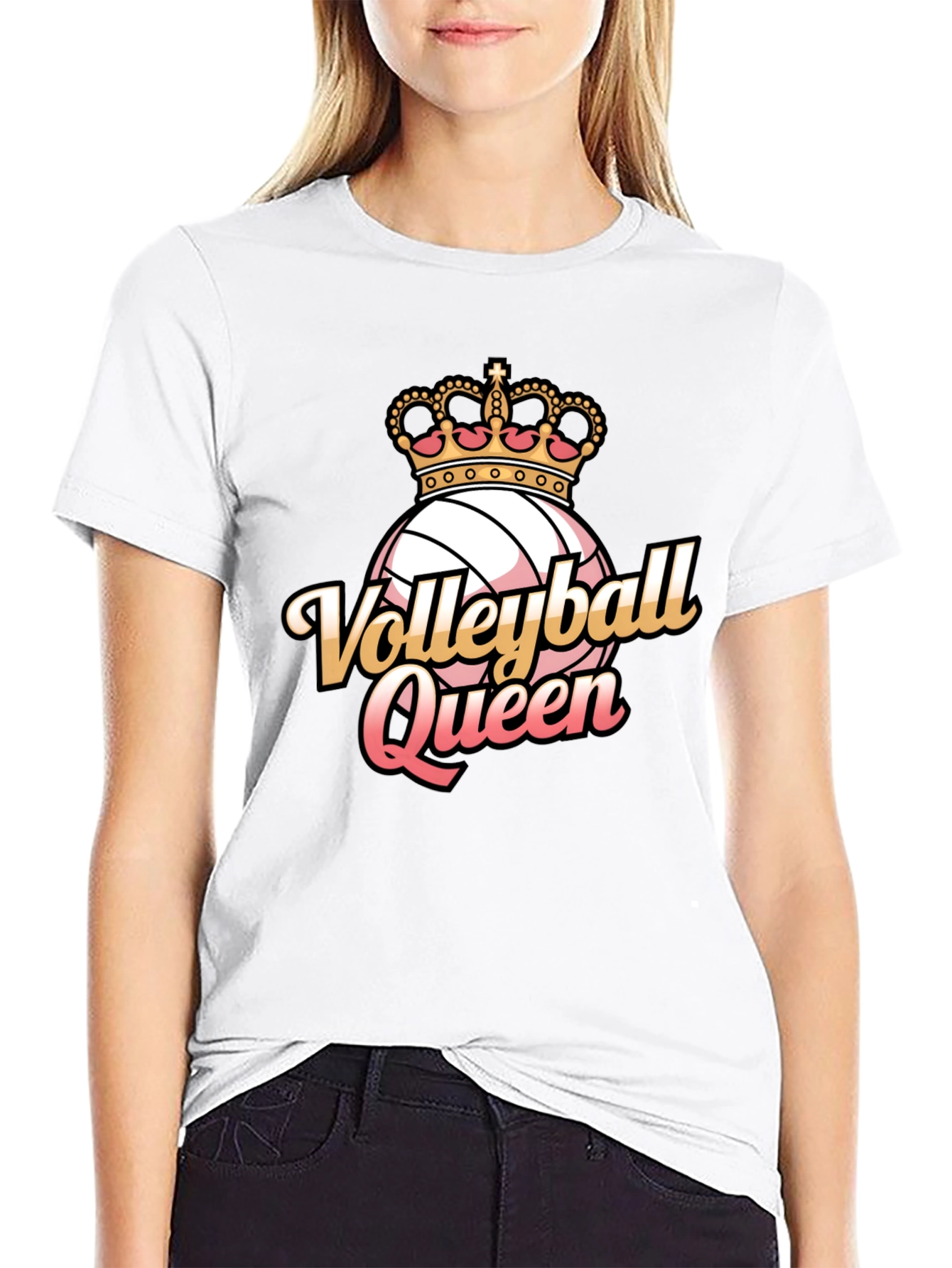 Volleyball Queen Graphic Tee