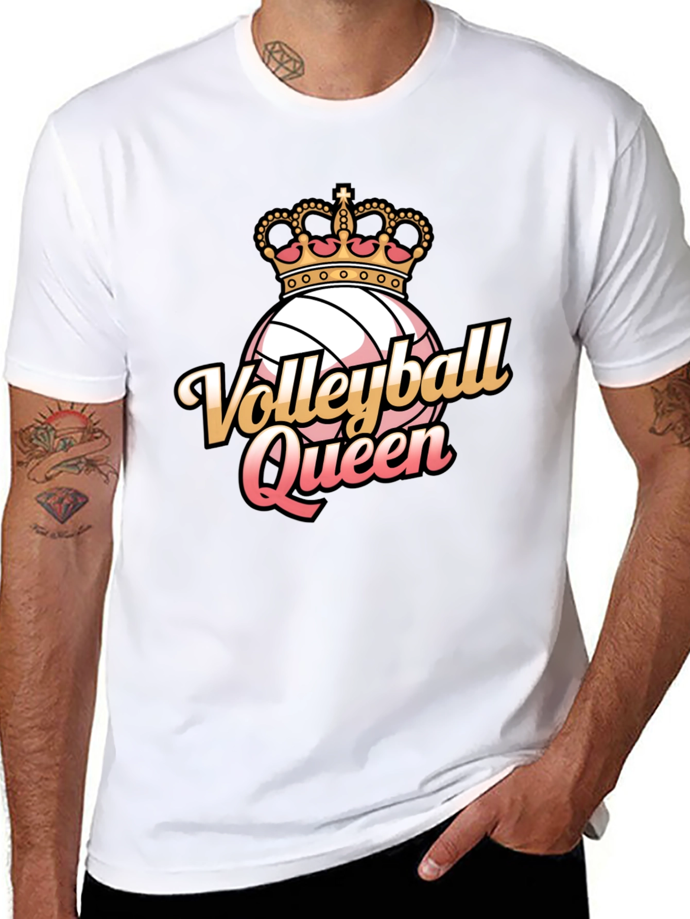 Volleyball Queen Graphic Tee