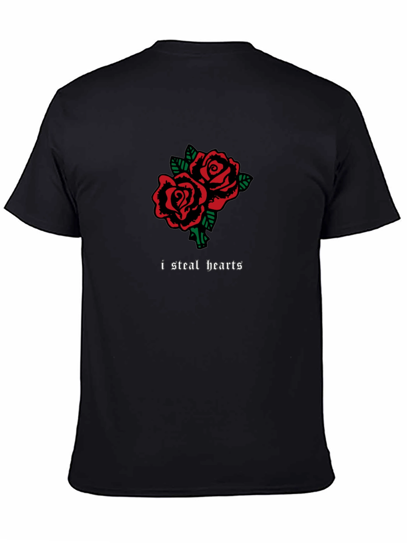 I Steal Hearts Rose T-Shirt - Romantic Graphic Tee