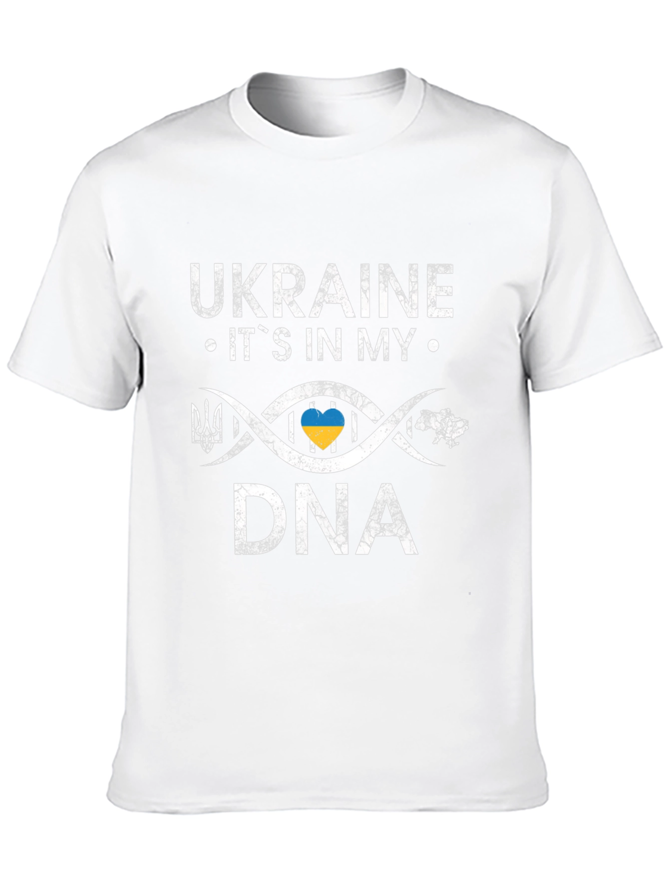 Ukraine Pride DNA T-Shirt - Black