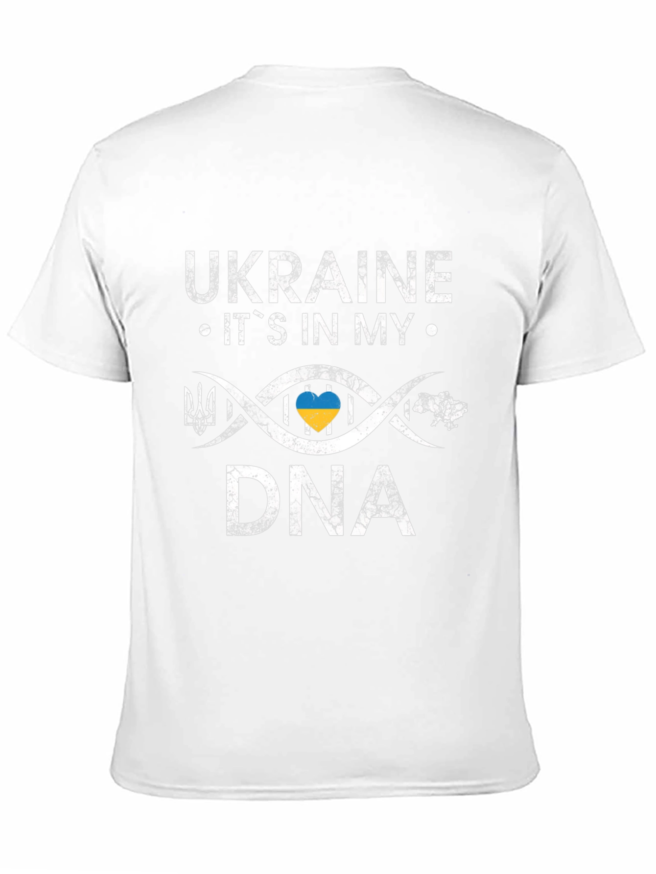 Ukraine Pride DNA T-Shirt - Black
