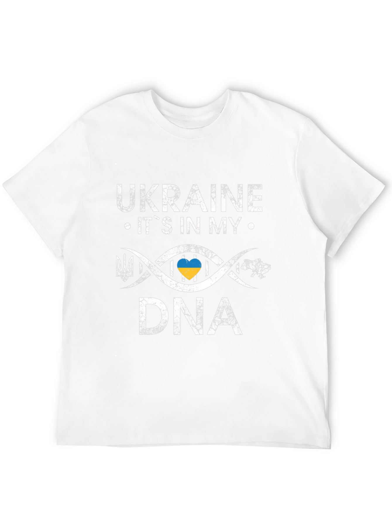 Ukraine Pride DNA T-Shirt - Black