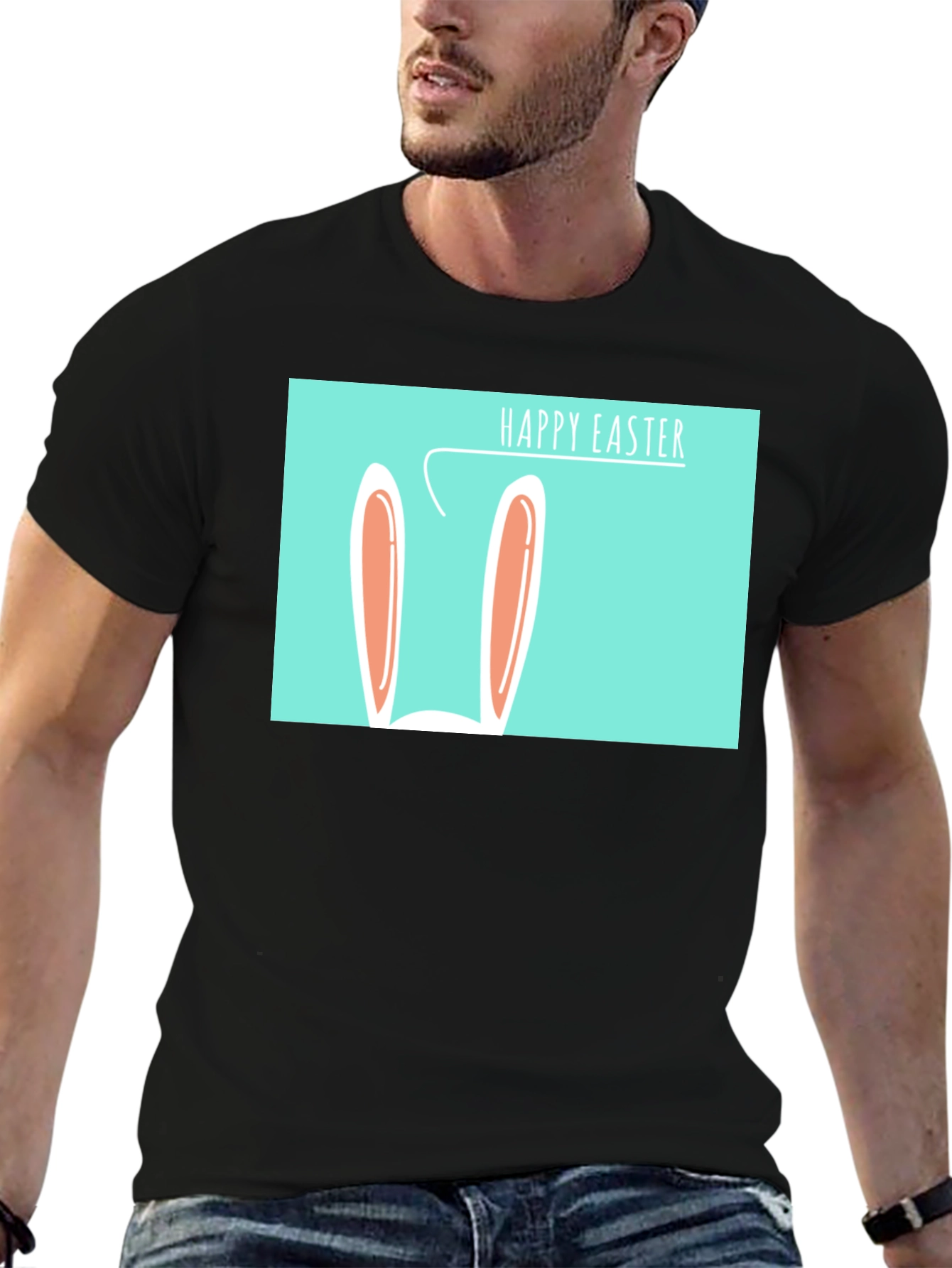 Happy Easter Bunny T-Shirt - Novelty Holiday Tee
