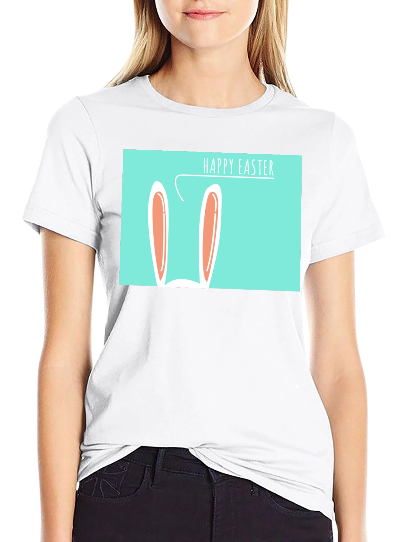 Happy Easter Bunny T-Shirt - Novelty Holiday Tee