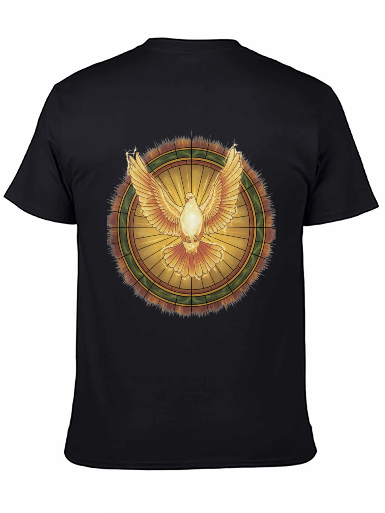 Dove Graphic T-Shirt - Spiritual Peace Bird Design