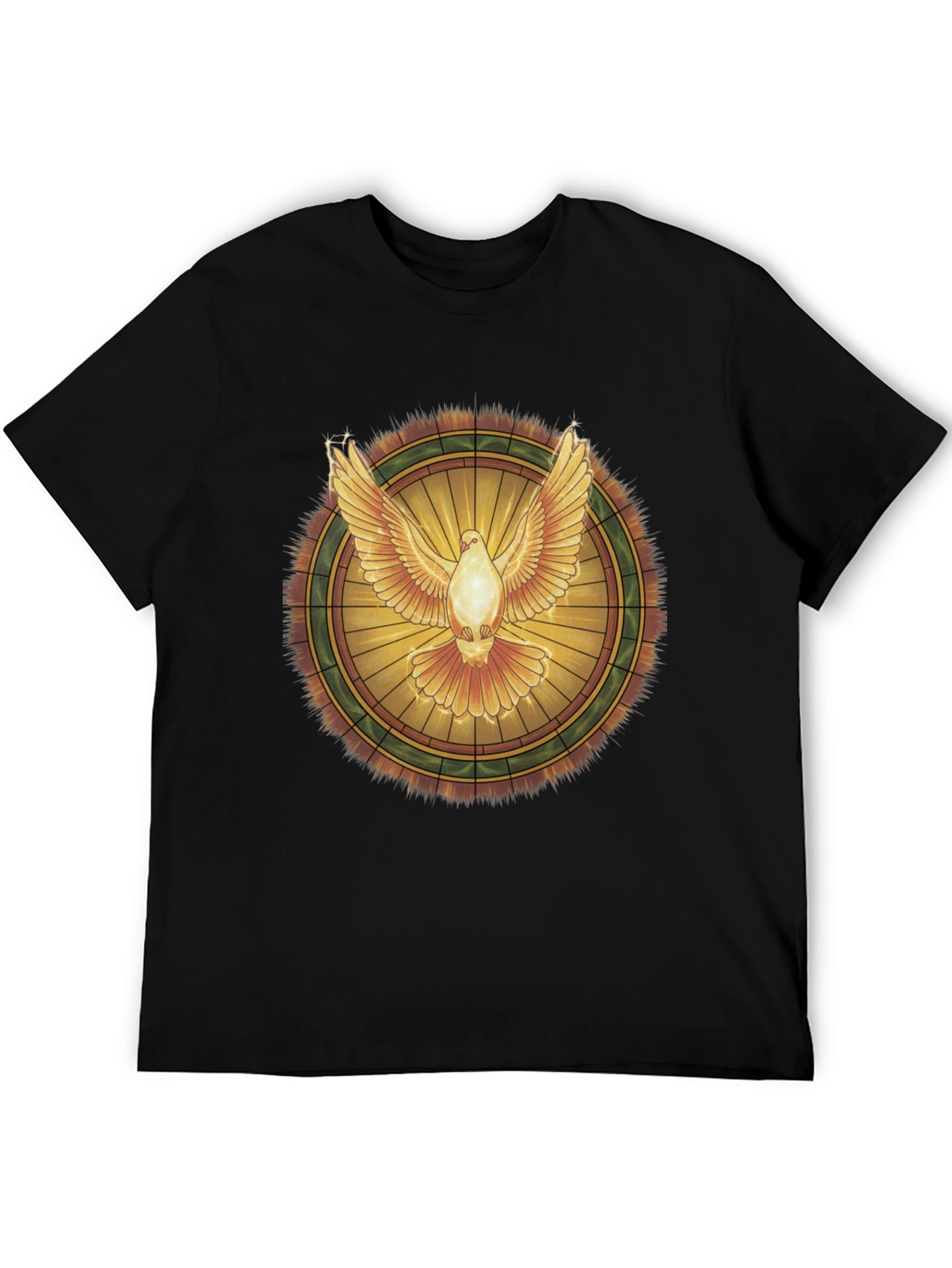 Dove Graphic T-Shirt - Spiritual Peace Bird Design