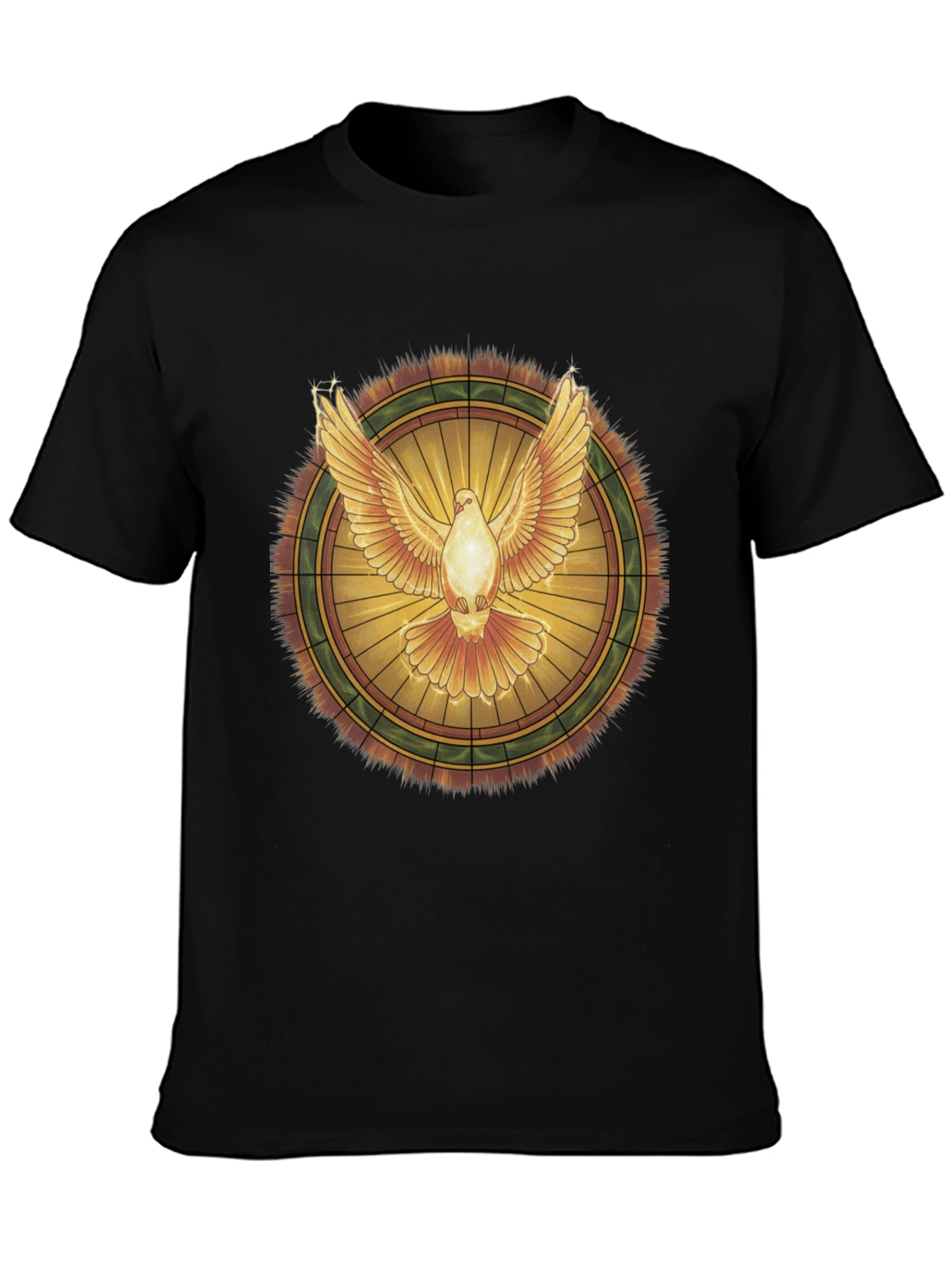 Dove Graphic T-Shirt - Spiritual Peace Bird Design