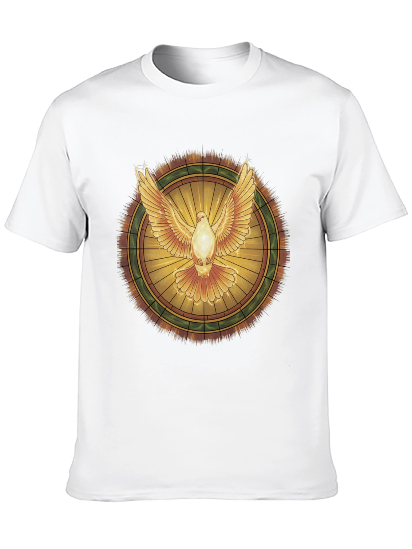 Dove Graphic T-Shirt - Spiritual Peace Bird Design
