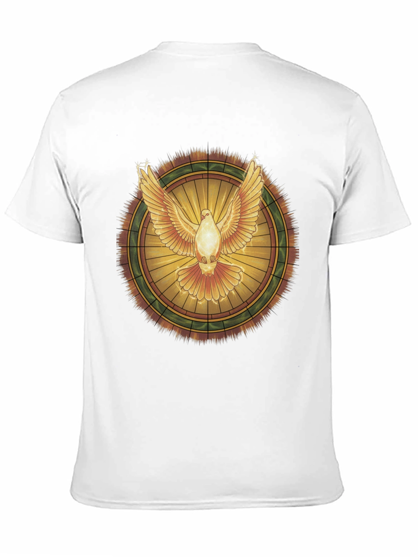 Dove Graphic T-Shirt - Spiritual Peace Bird Design