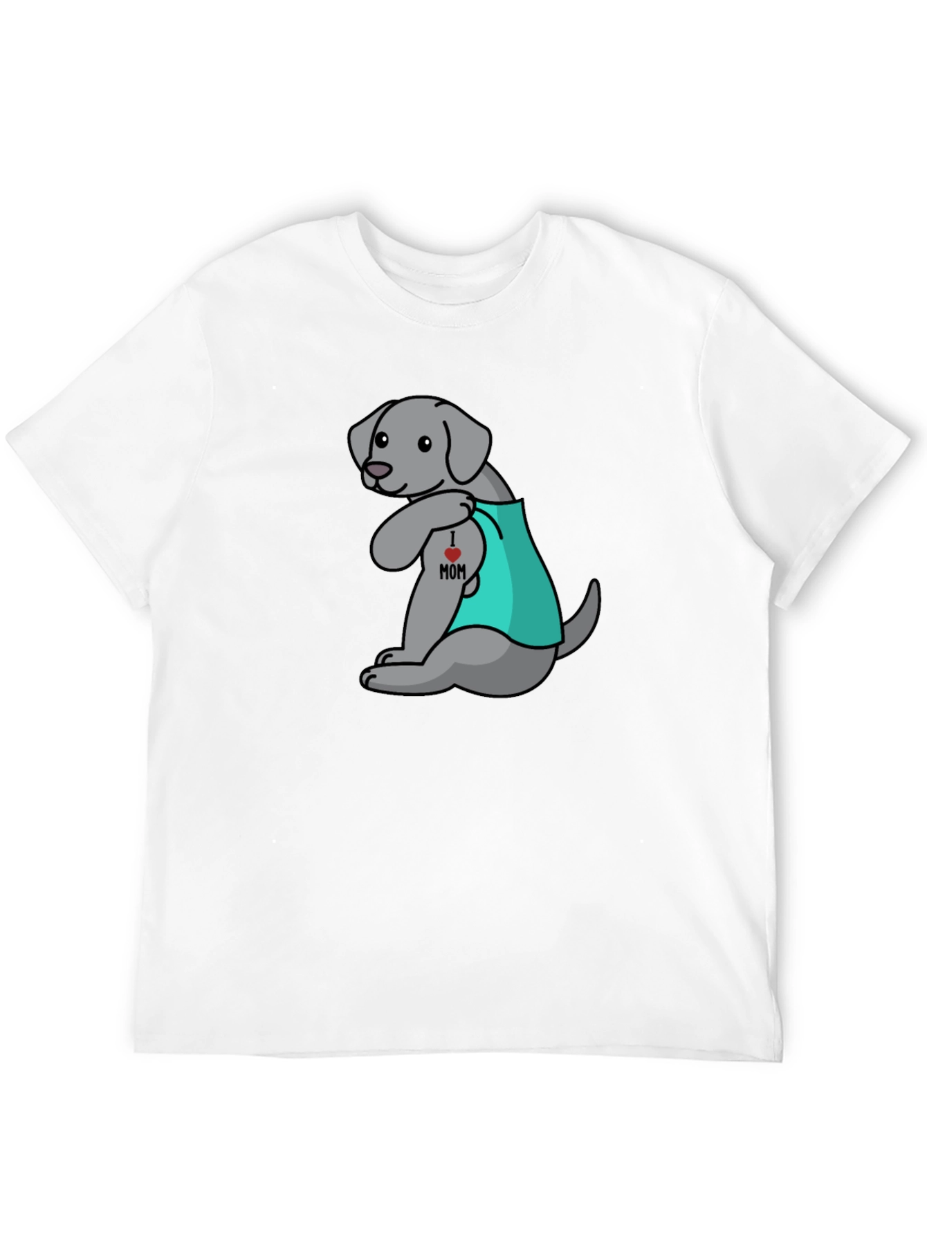 I Heart Mom Dog T-Shirt - Cute Canine Gift