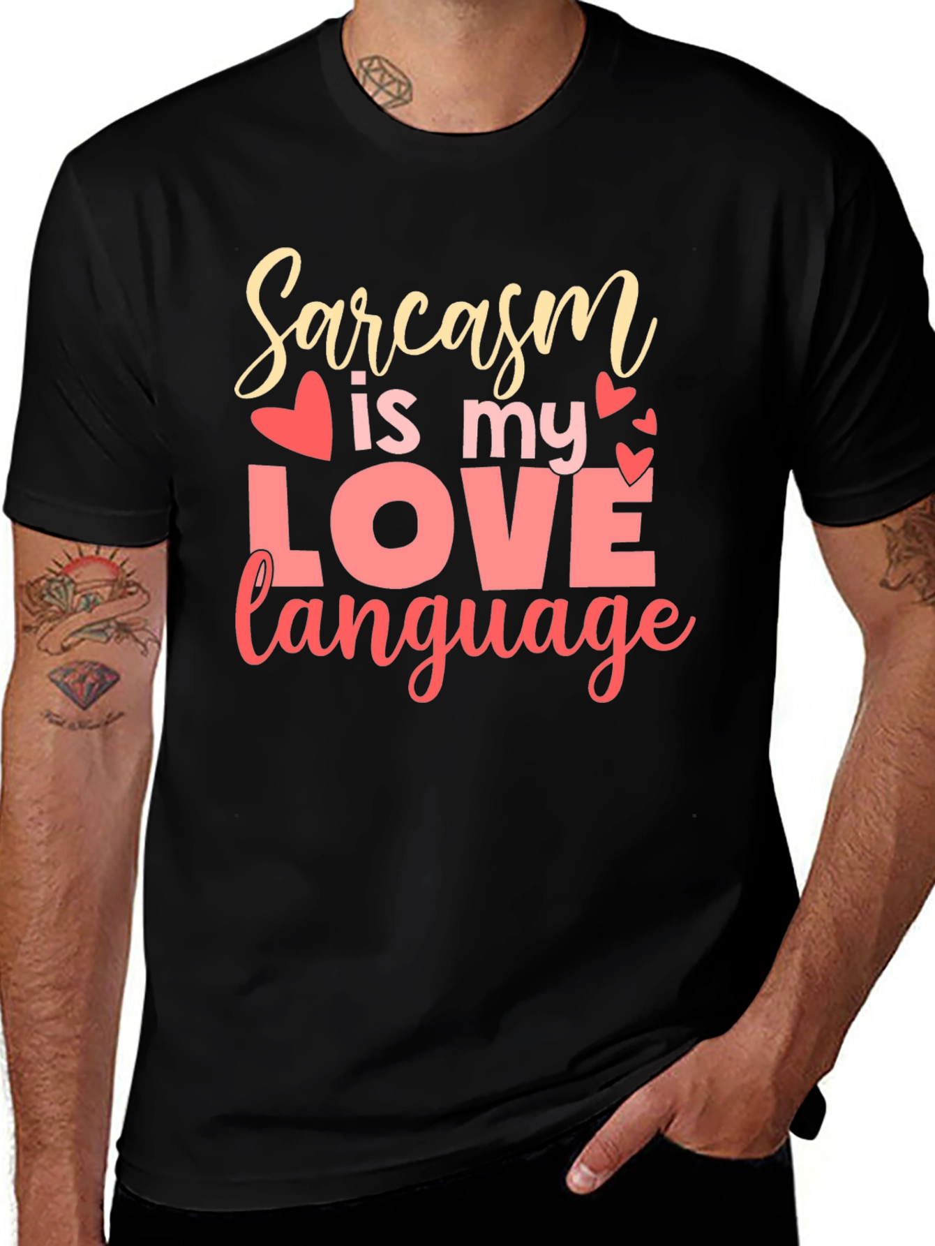 Sarcasm is My Love Language Graphic T-Shirt