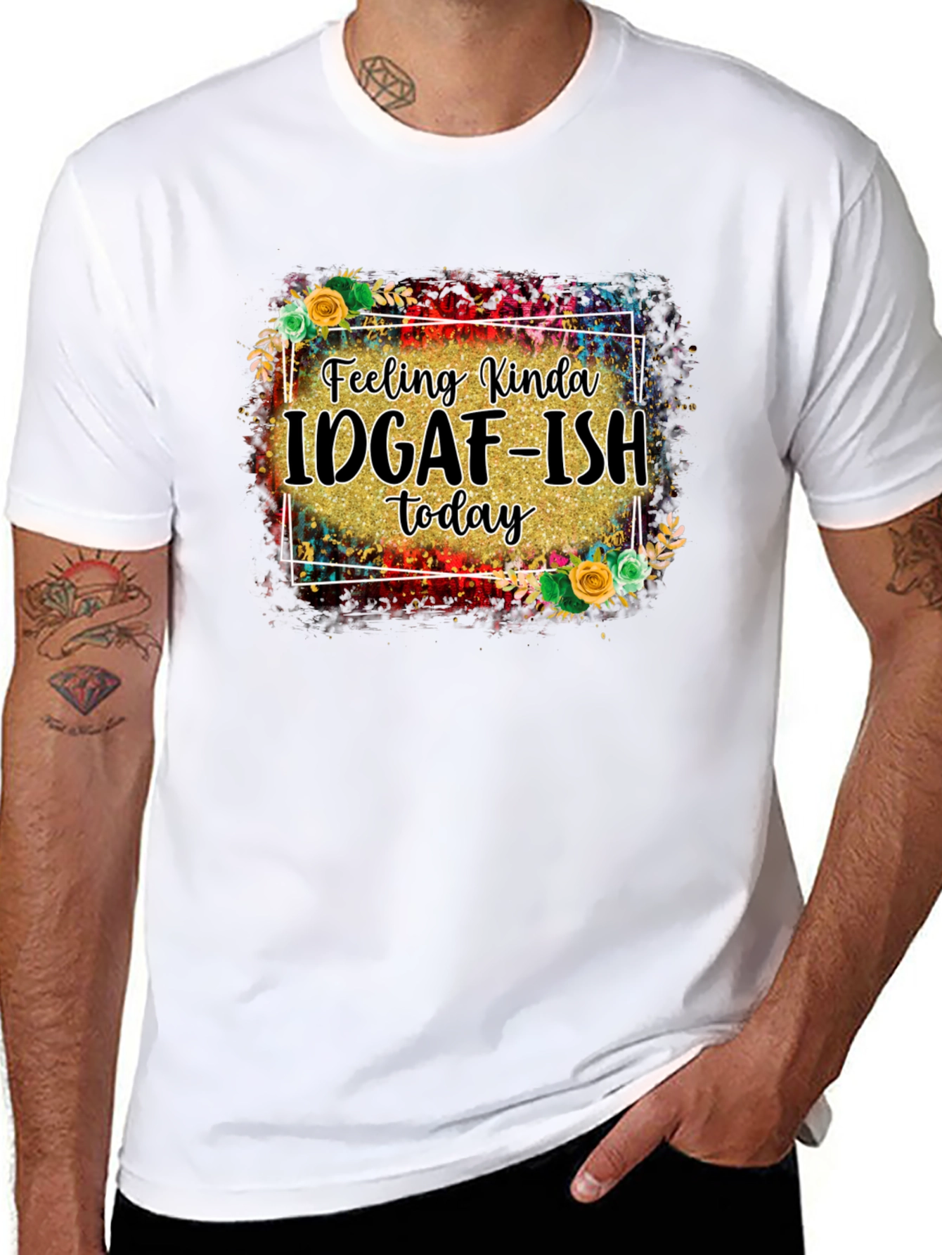 IDGAF-ISH Graphic Tee - Black