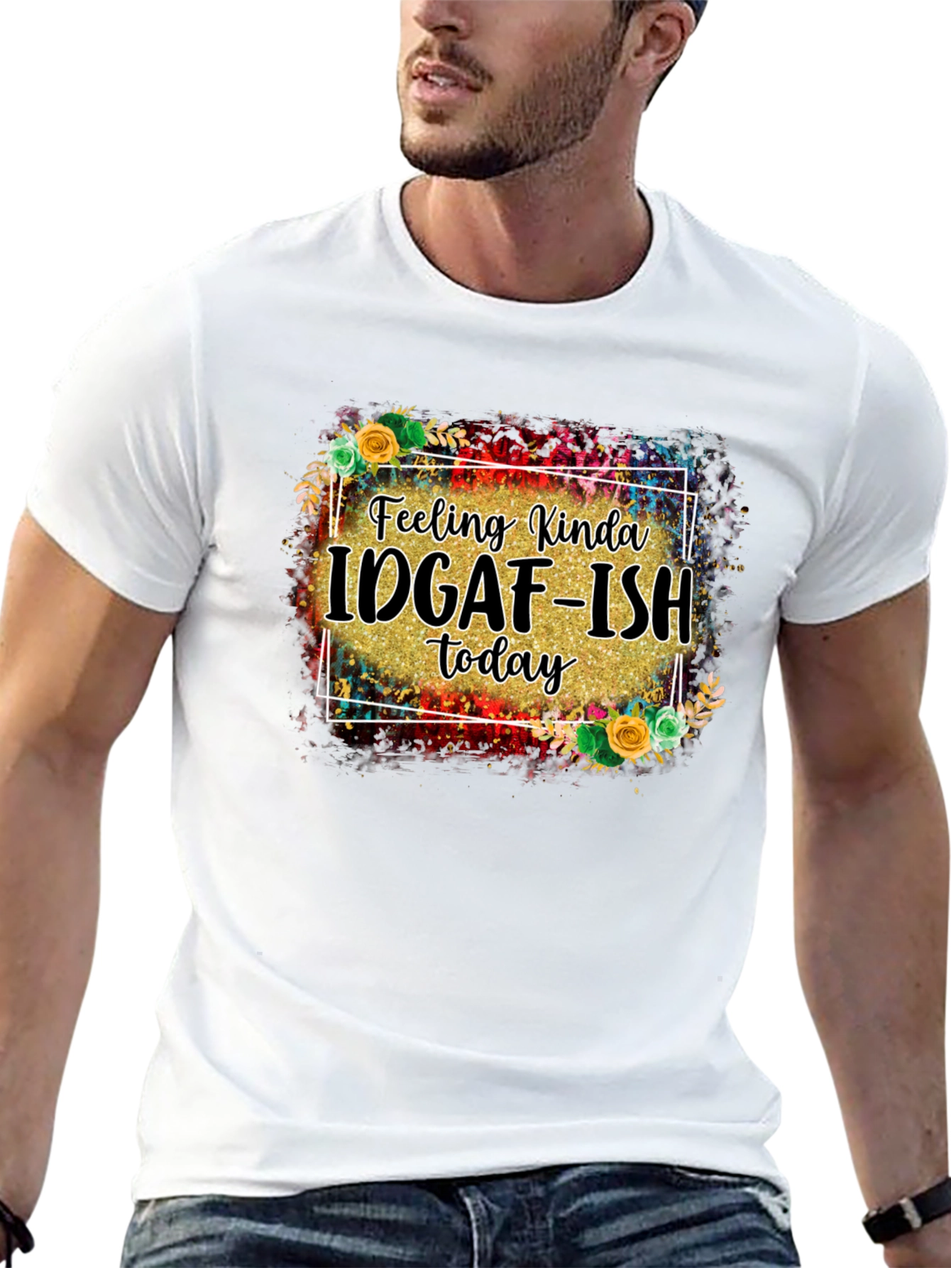 IDGAF-ISH Graphic Tee - Black