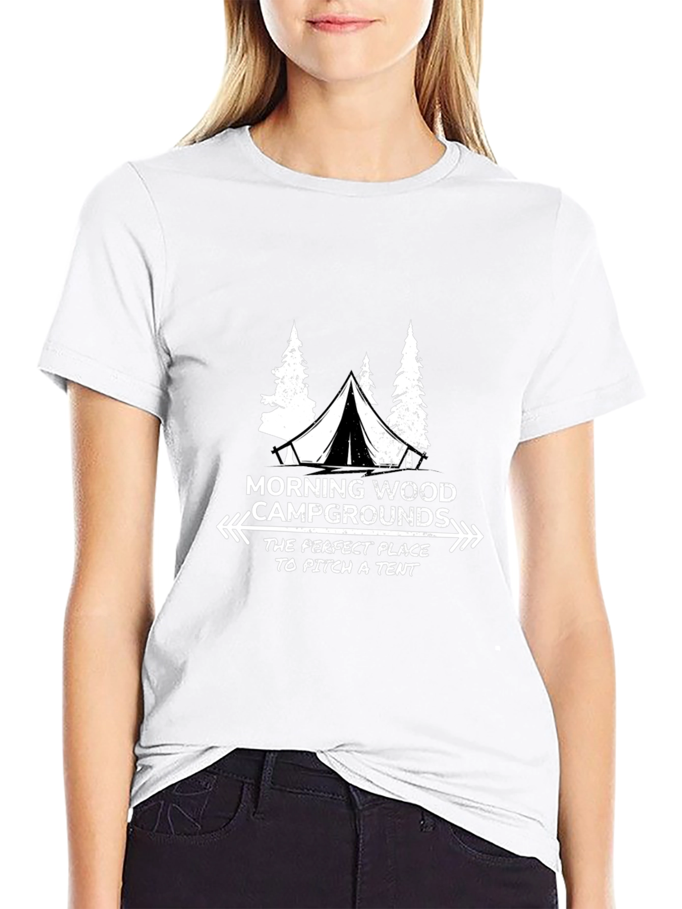 Morning Wood Campground Graphic Tee