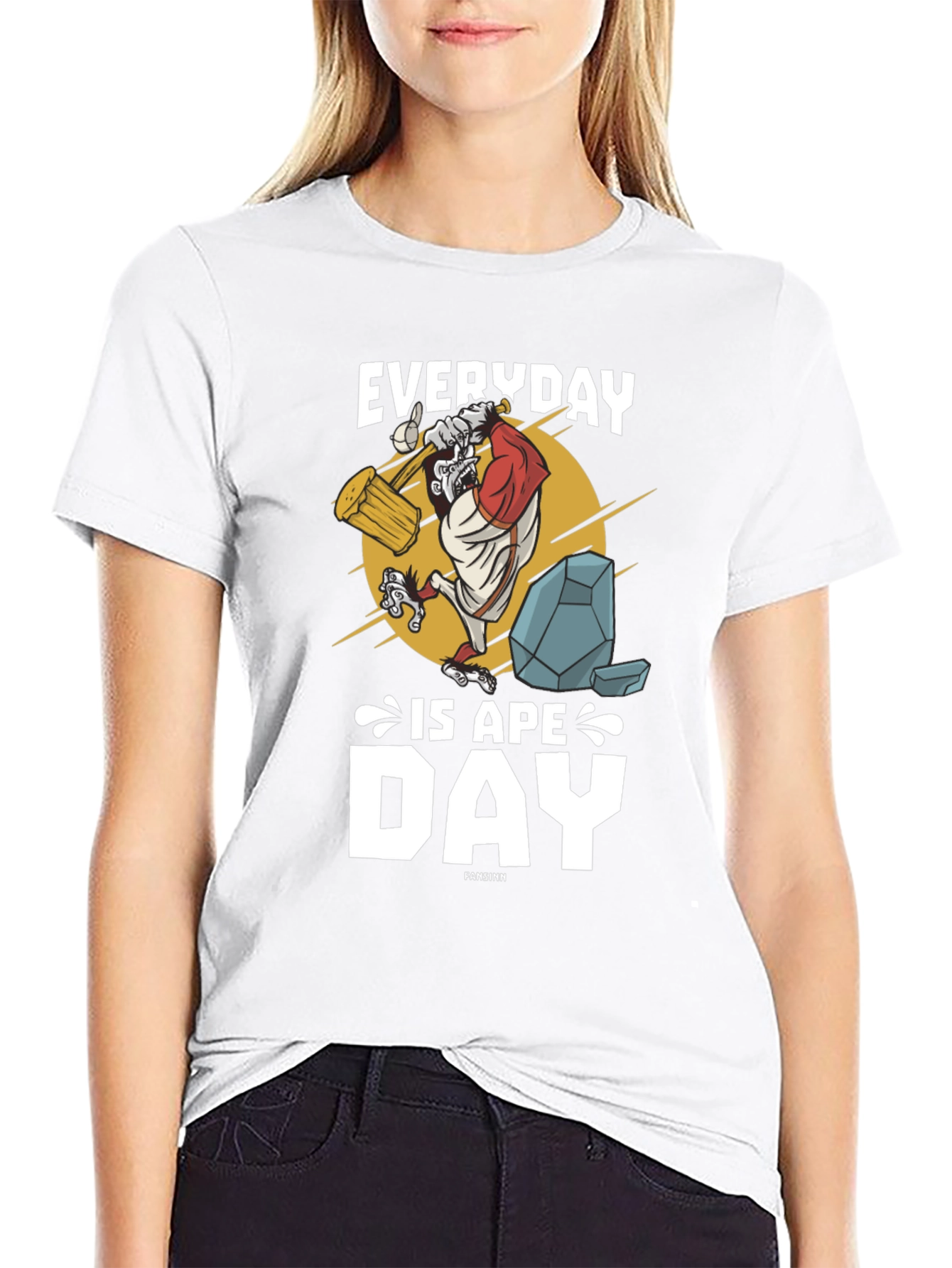 Everyday is Ape Day Black T-Shirt