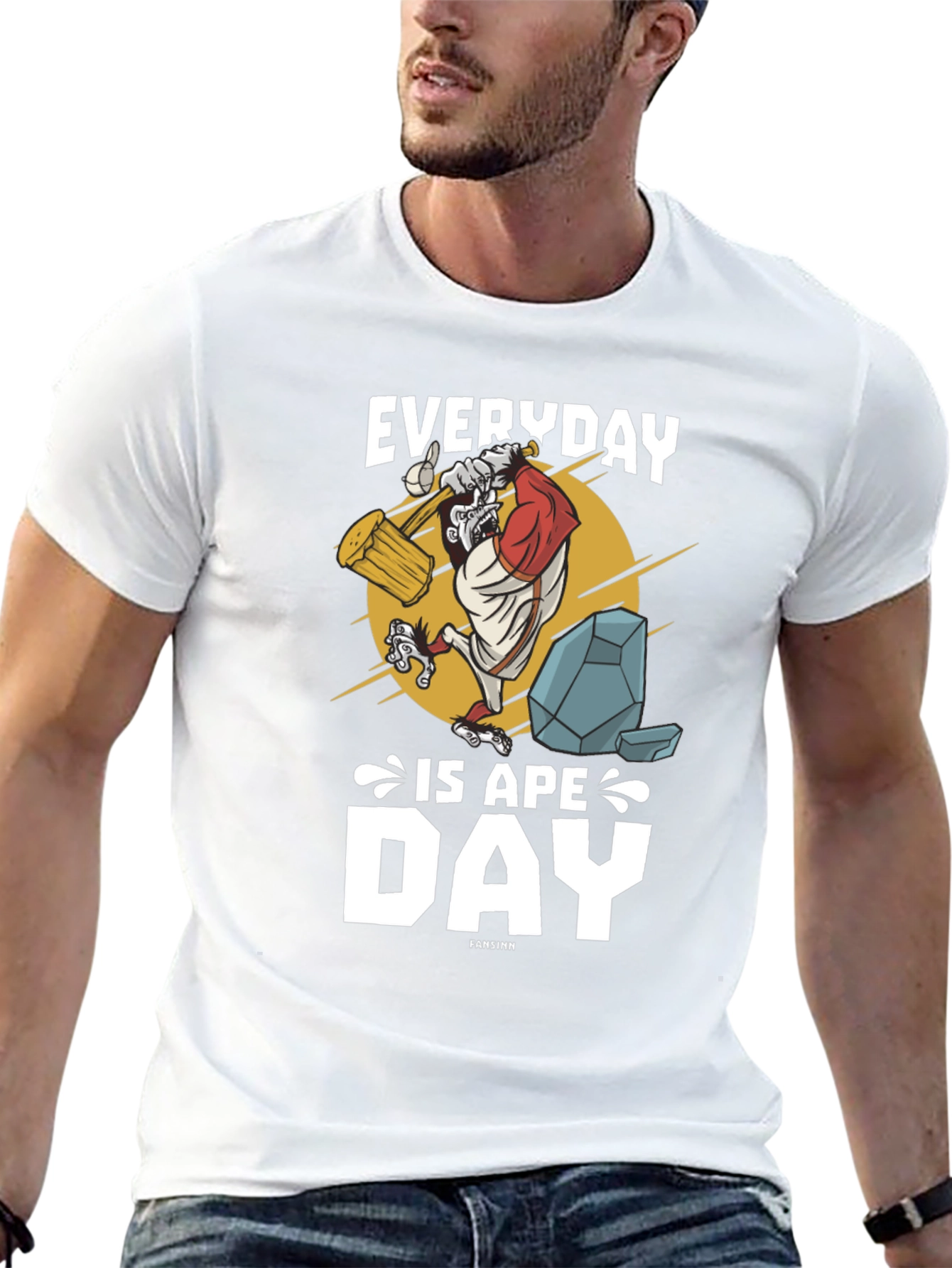 Everyday is Ape Day Black T-Shirt