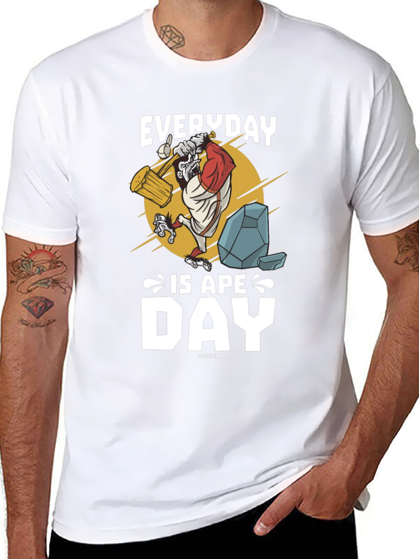 Everyday is Ape Day Black T-Shirt