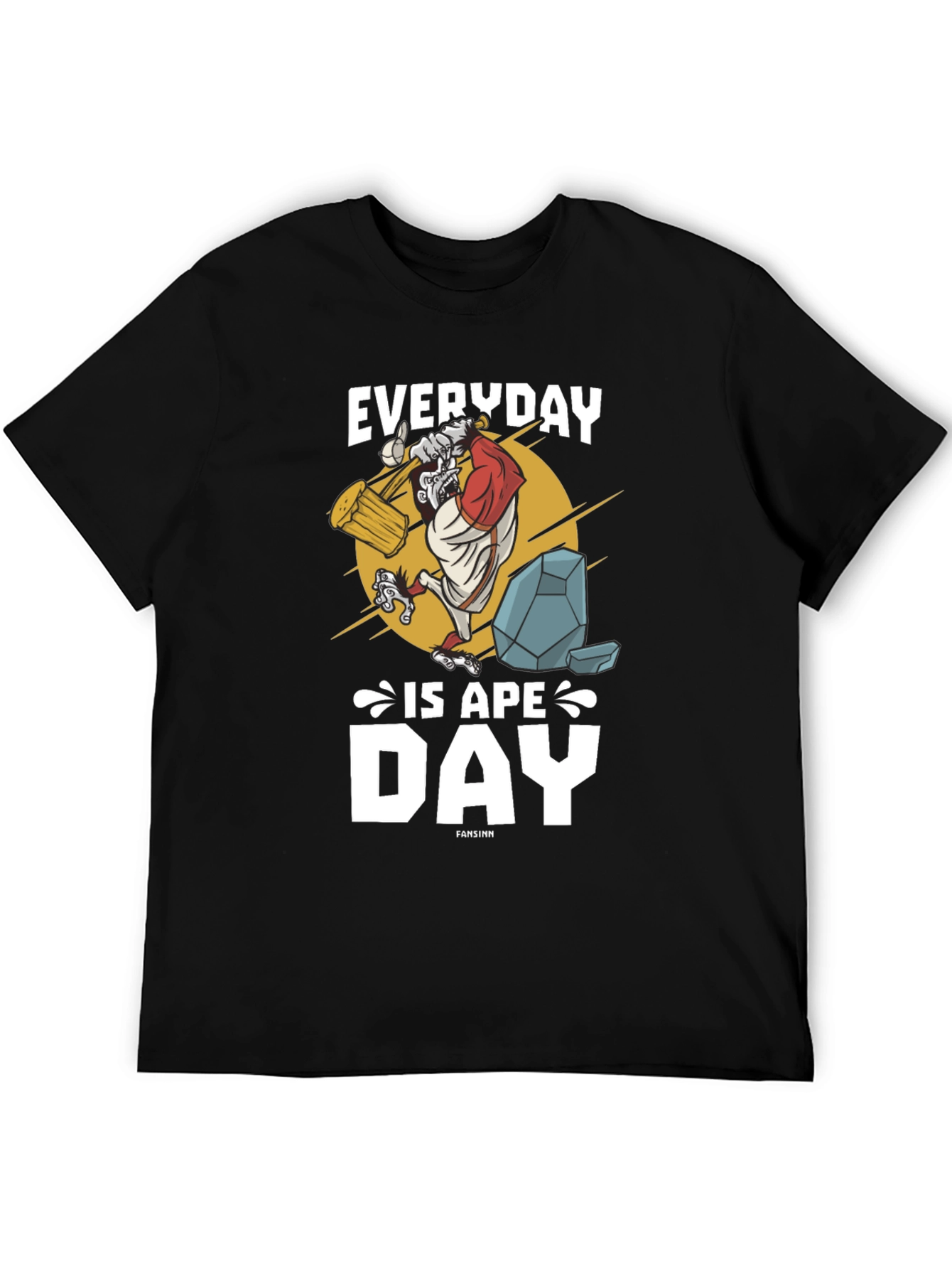 Everyday is Ape Day Black T-Shirt
