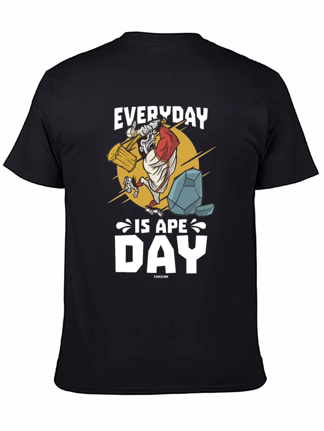 Everyday is Ape Day Black T-Shirt