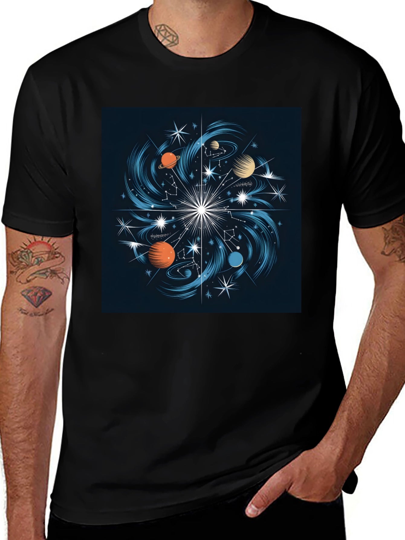 Cosmic Galaxy T-Shirt - Unisex Celestial Design