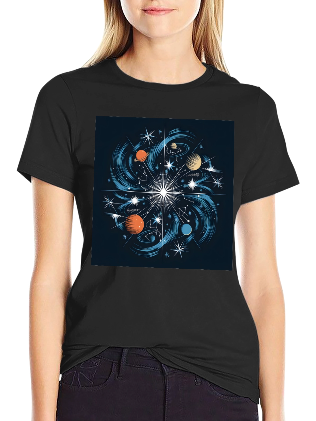 Cosmic Galaxy T-Shirt - Unisex Celestial Design