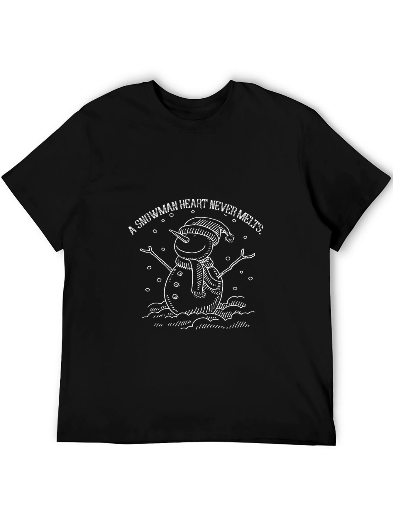 Snowman Heart T-Shirt