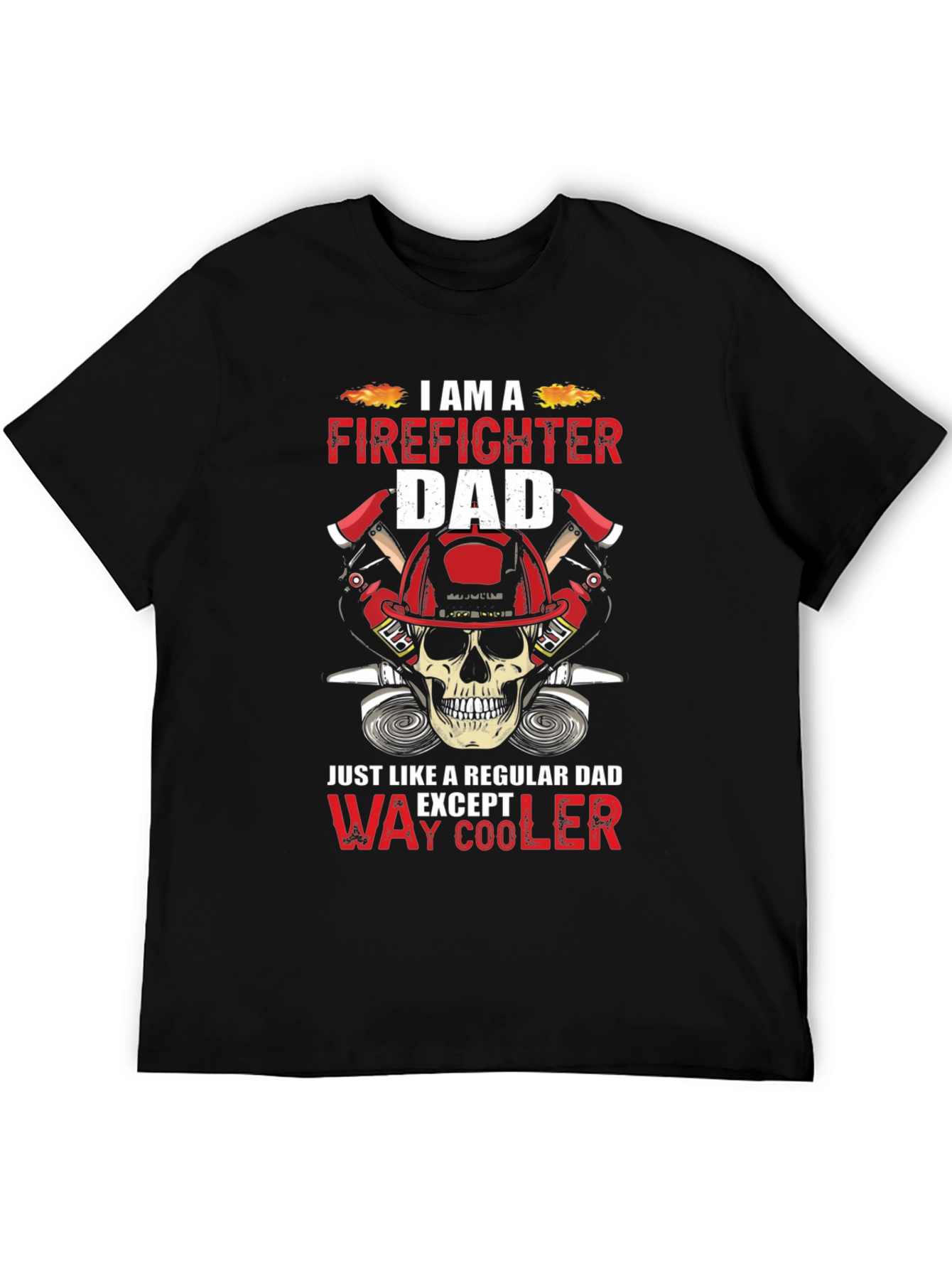 Firefighter Dad Graphic Tee