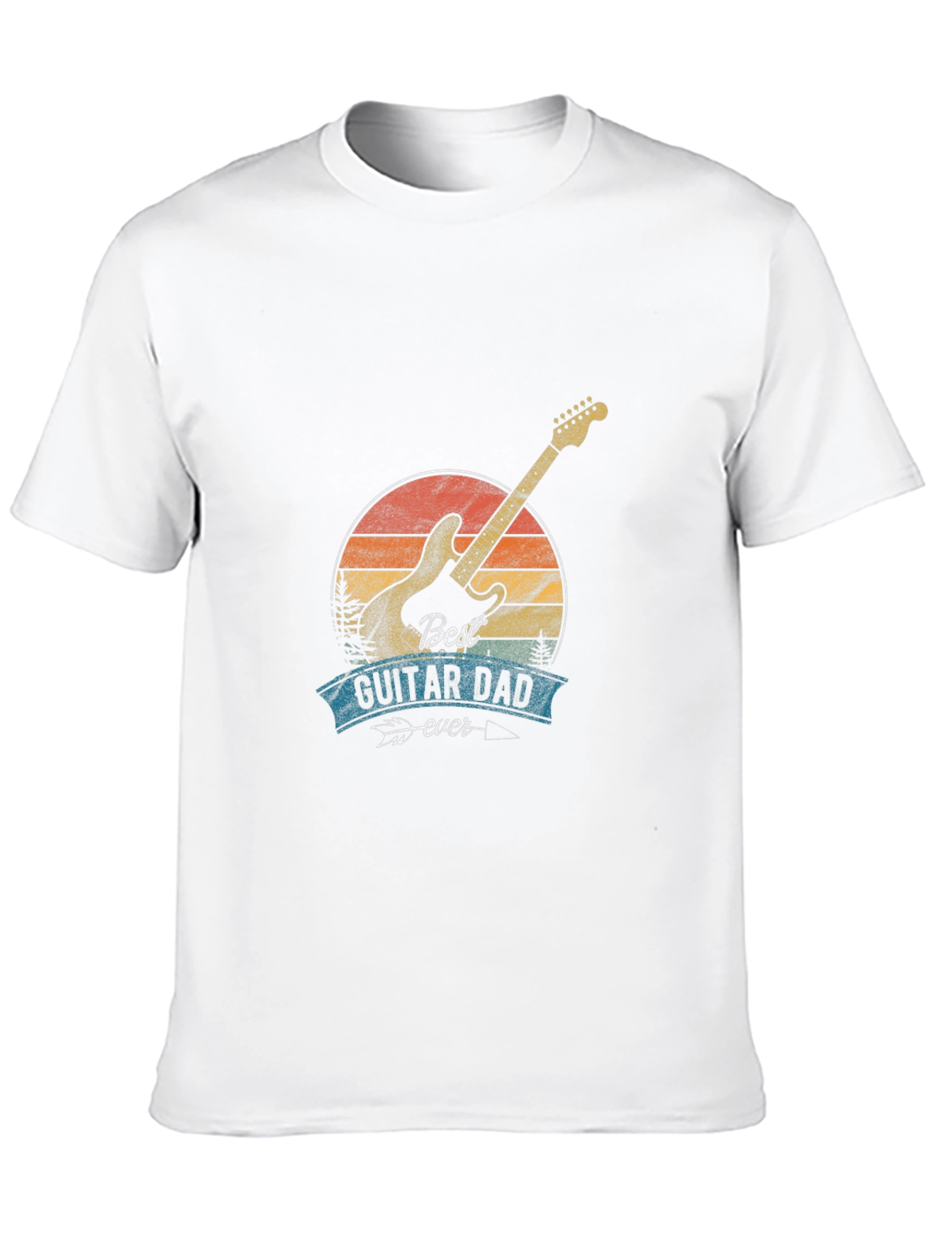 Best Guitar Dad Ever Graphic T-Shirt