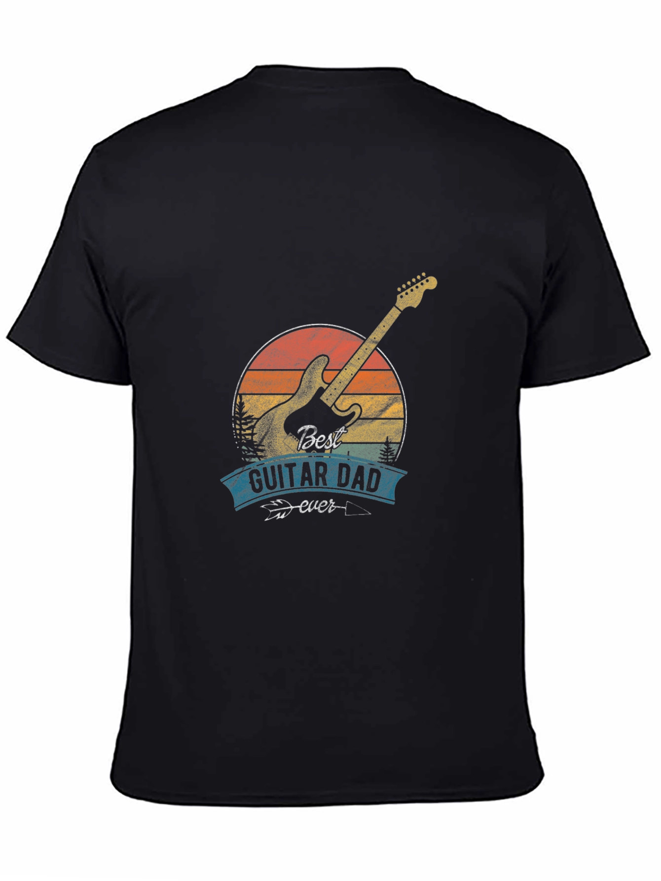 Best Guitar Dad Ever Graphic T-Shirt