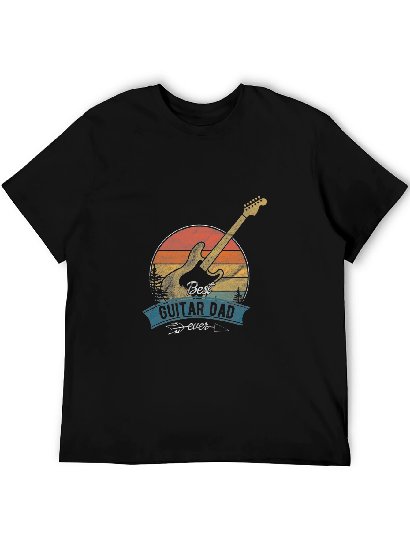 Best Guitar Dad Ever Graphic T-Shirt