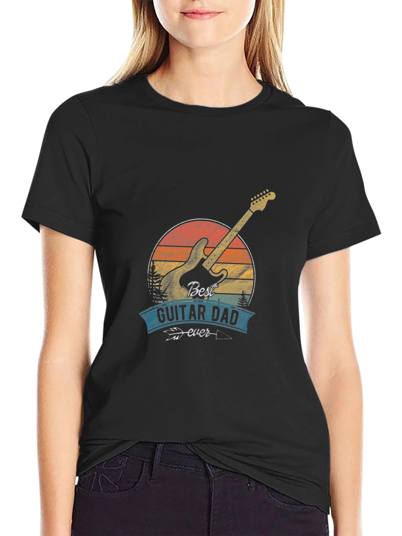 Best Guitar Dad Ever Graphic T-Shirt