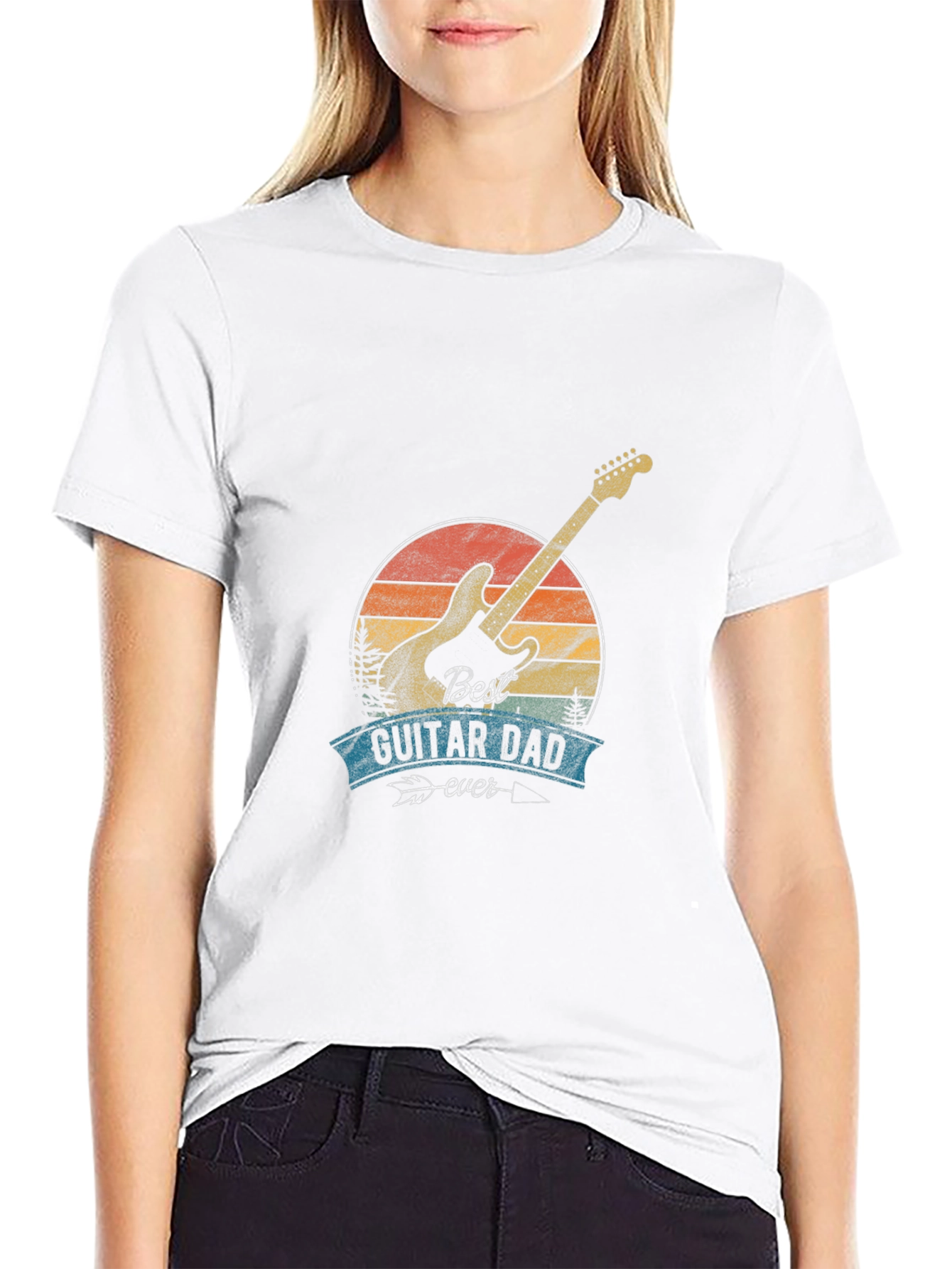 Best Guitar Dad Ever Graphic T-Shirt