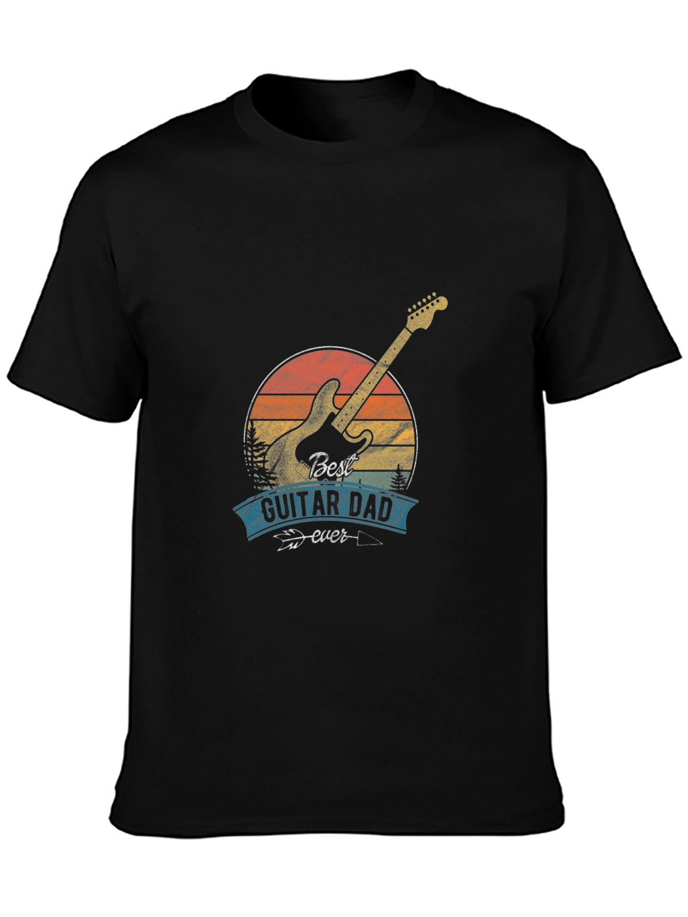 Best Guitar Dad Ever Graphic T-Shirt