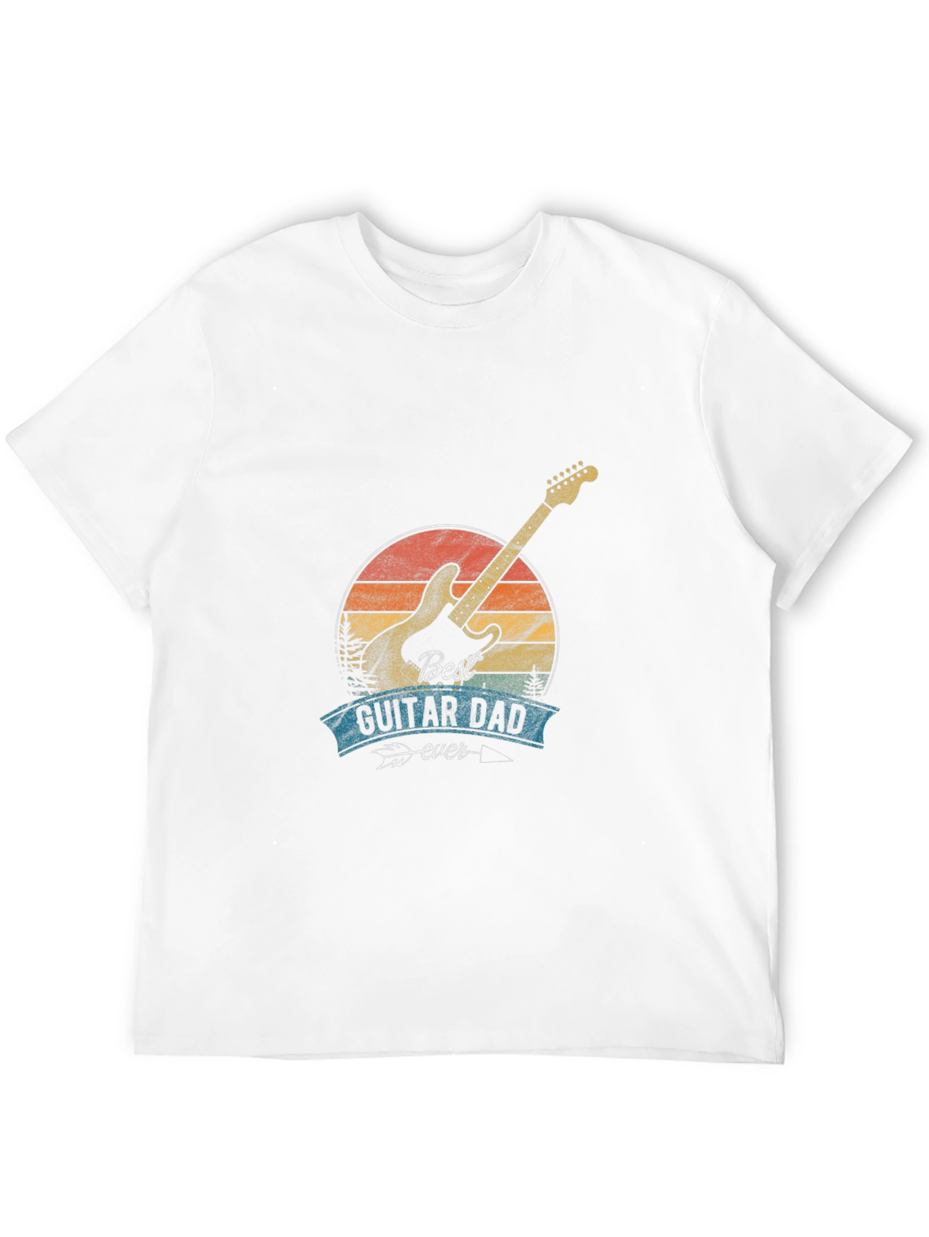 Best Guitar Dad Ever Graphic T-Shirt