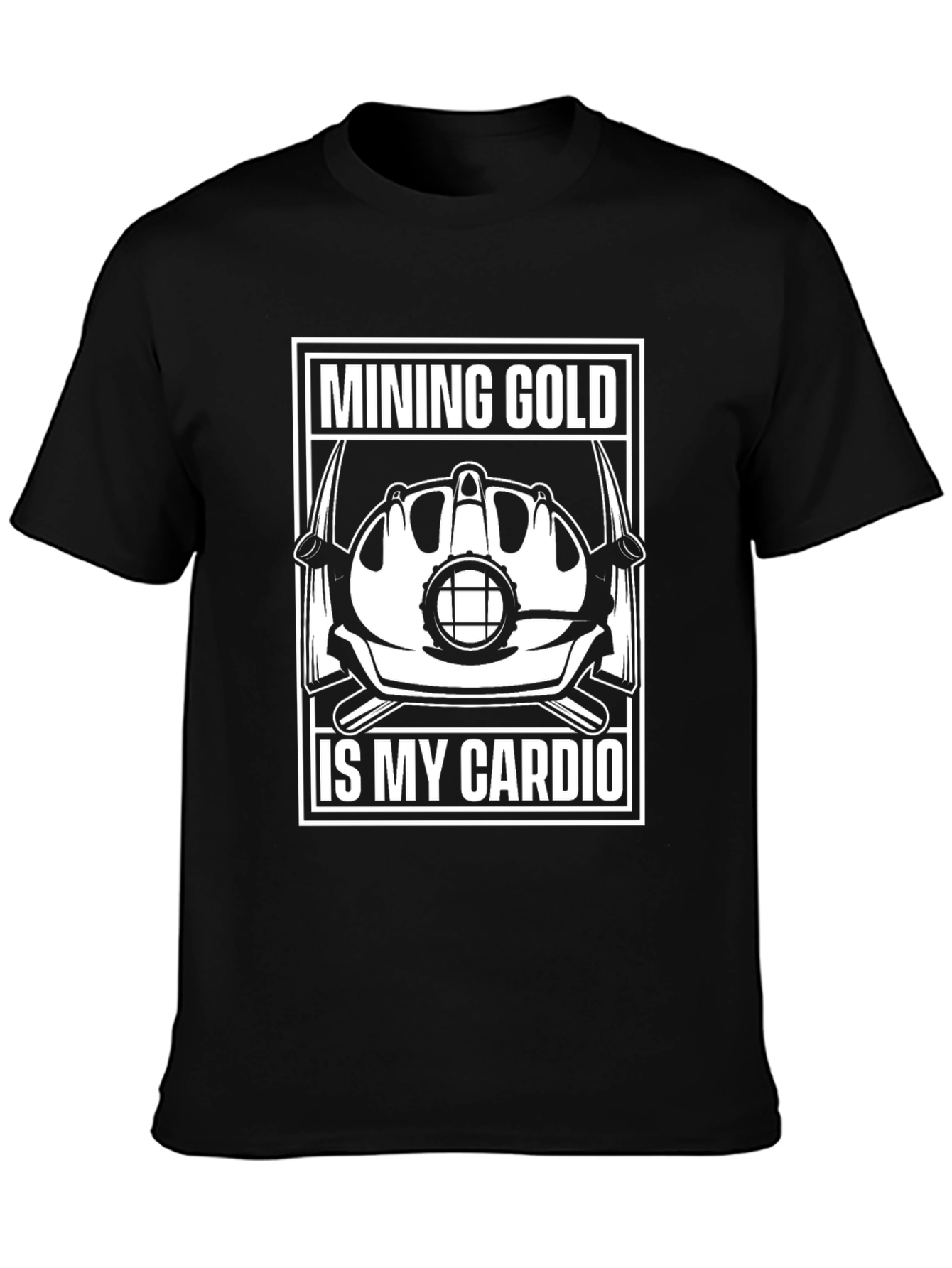 Mining Gold Cardio T-Shirt - Funny Miner Tee