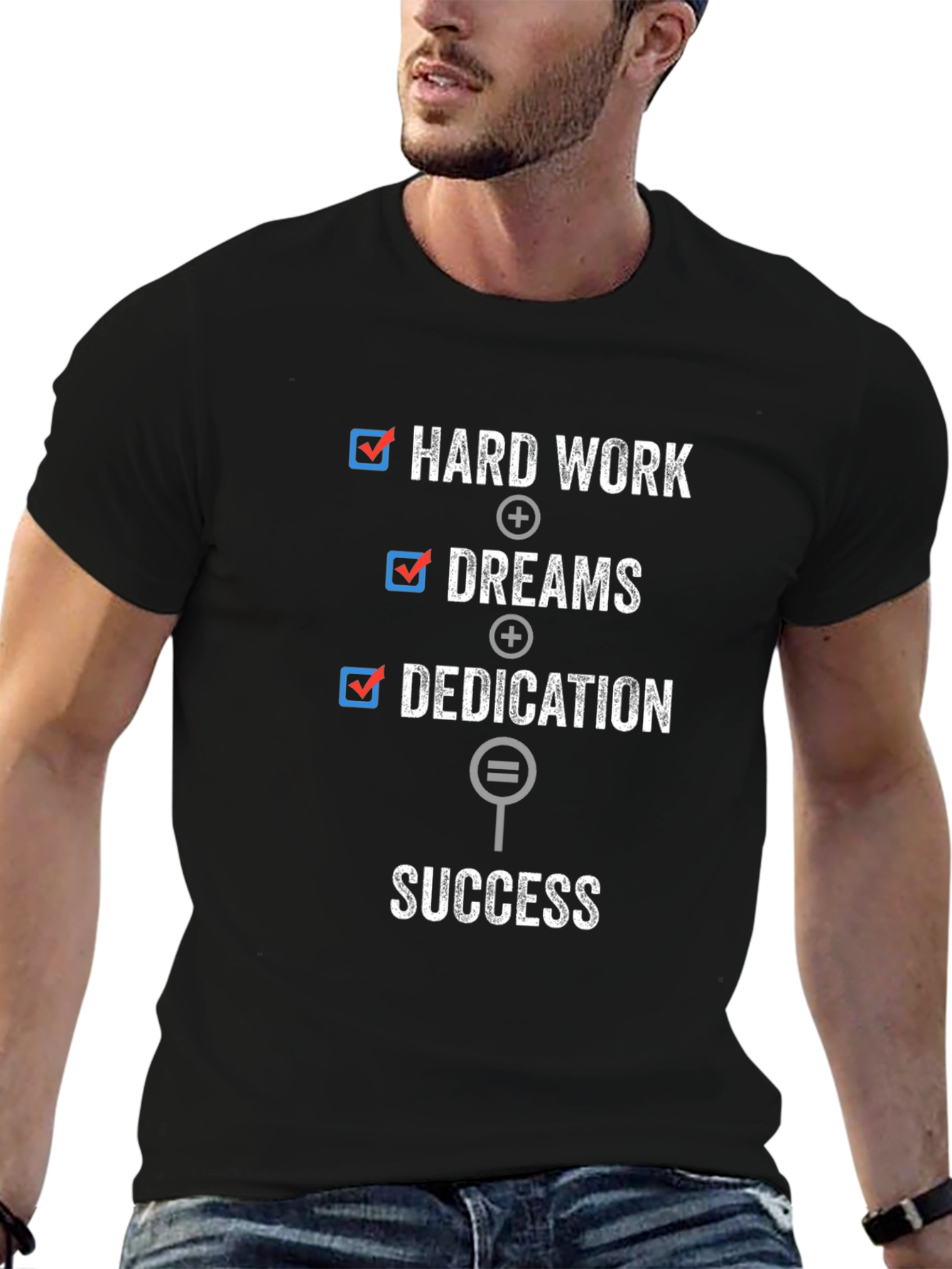 Hard Work + Dreams = Success Graphic Tee